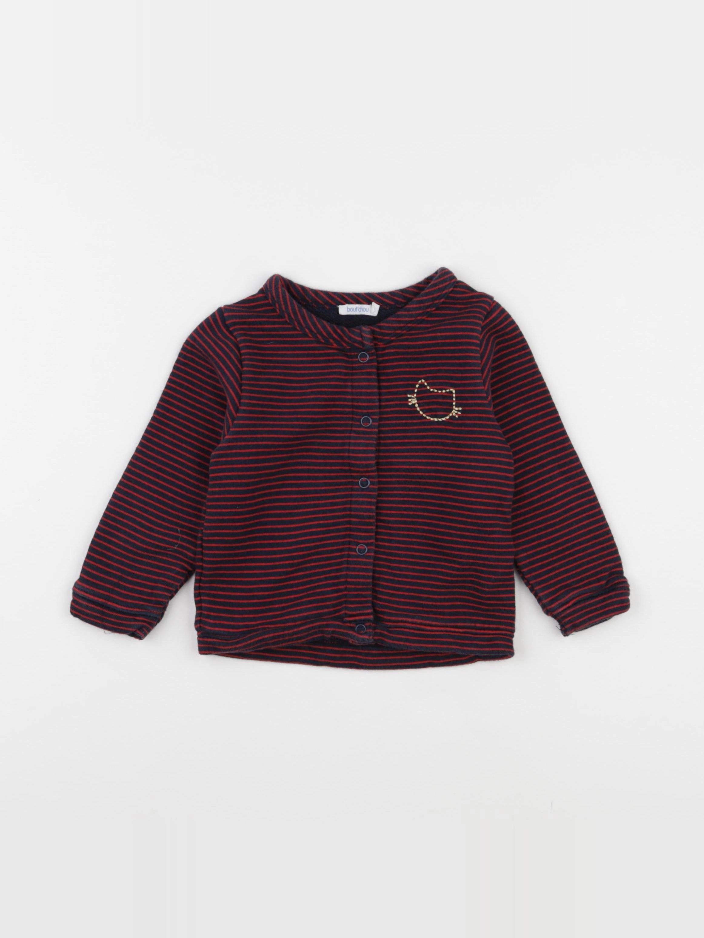 Boutchou - sweat bleu - 18 mois