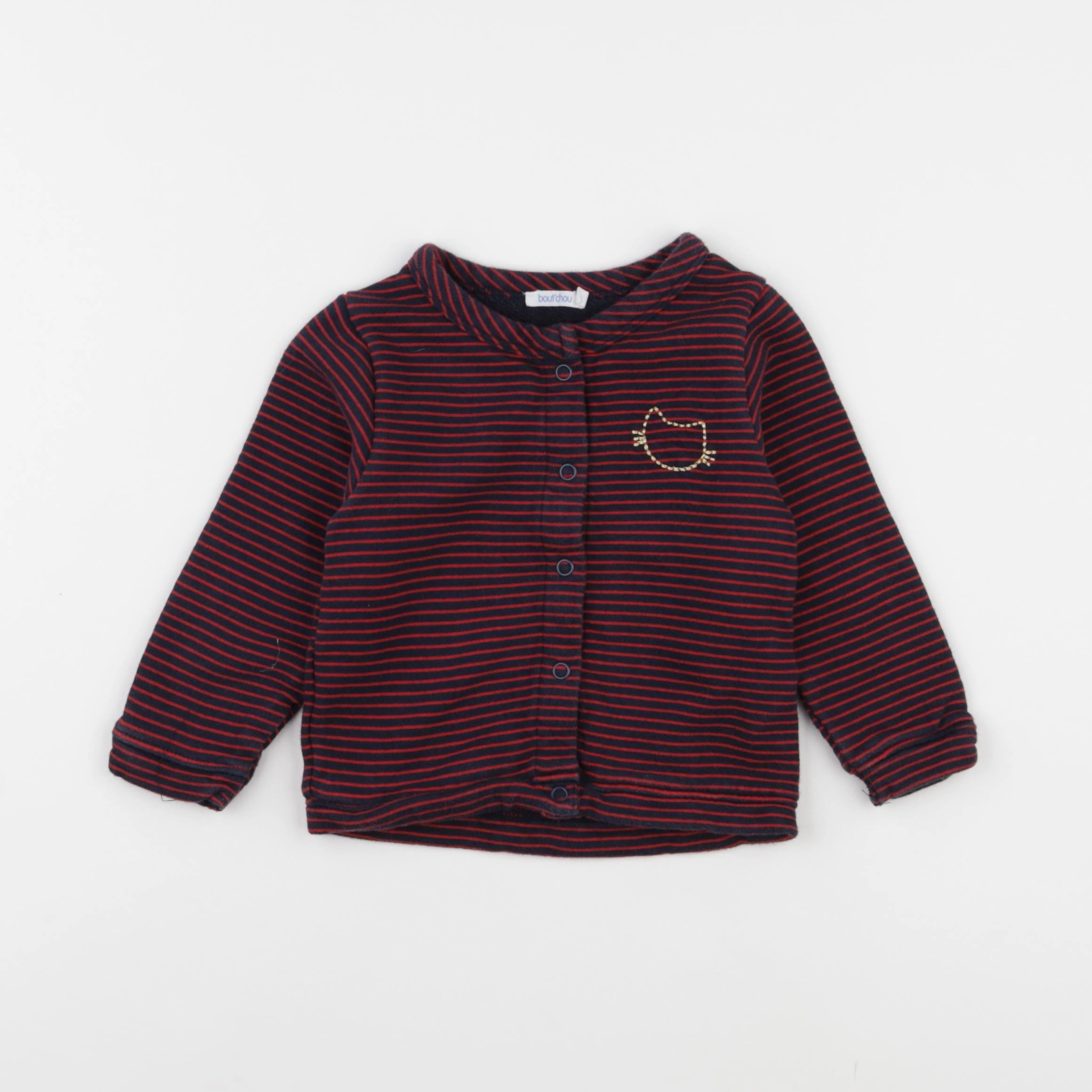 Boutchou - sweat bleu - 18 mois