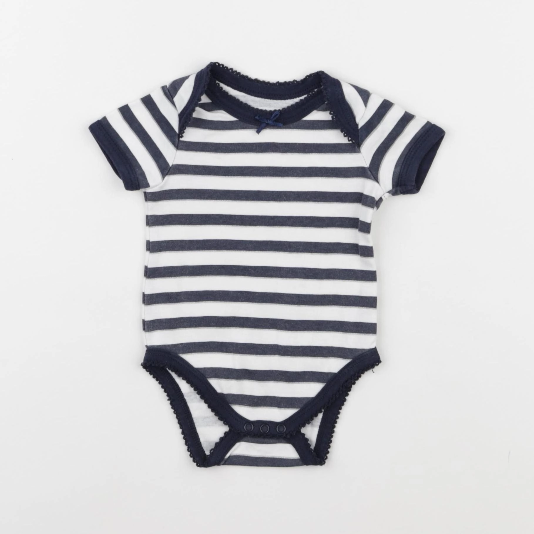 Vertbaudet - body bleu - 3 mois