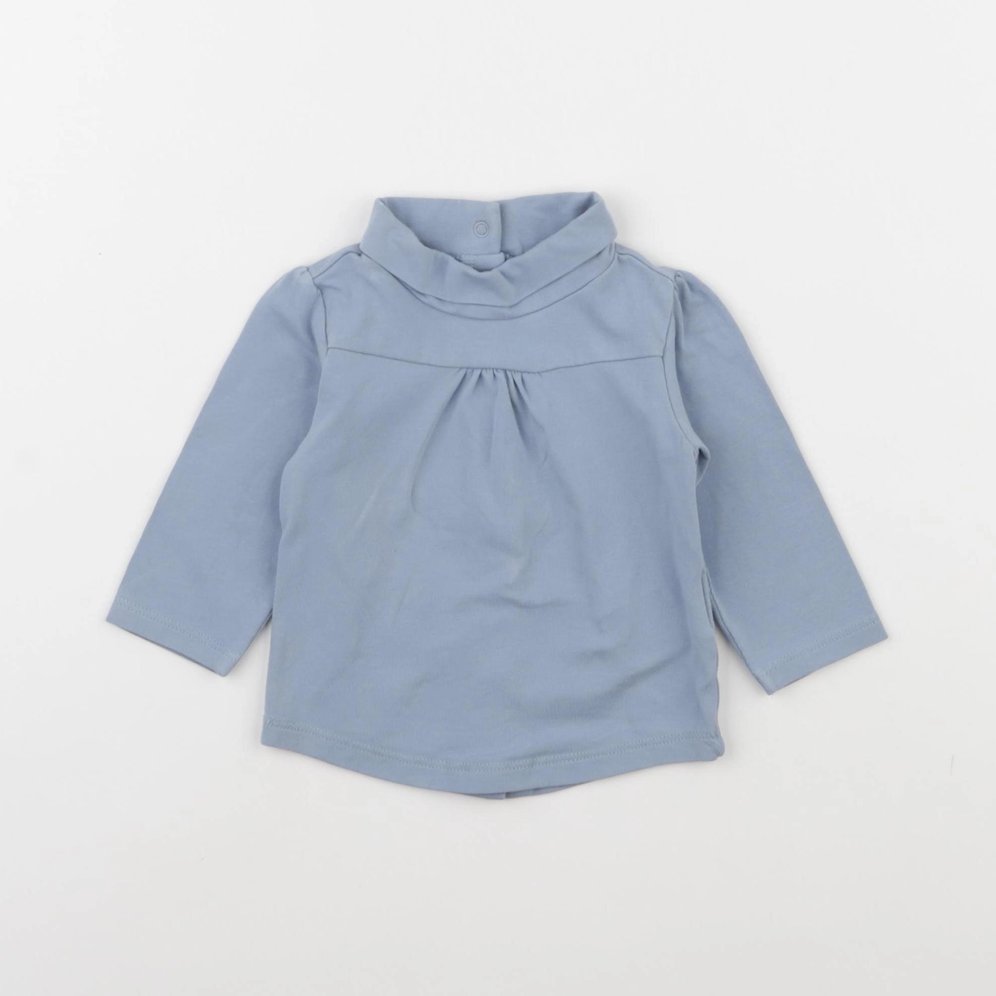 Vertbaudet - sous-pull bleu - 3 mois