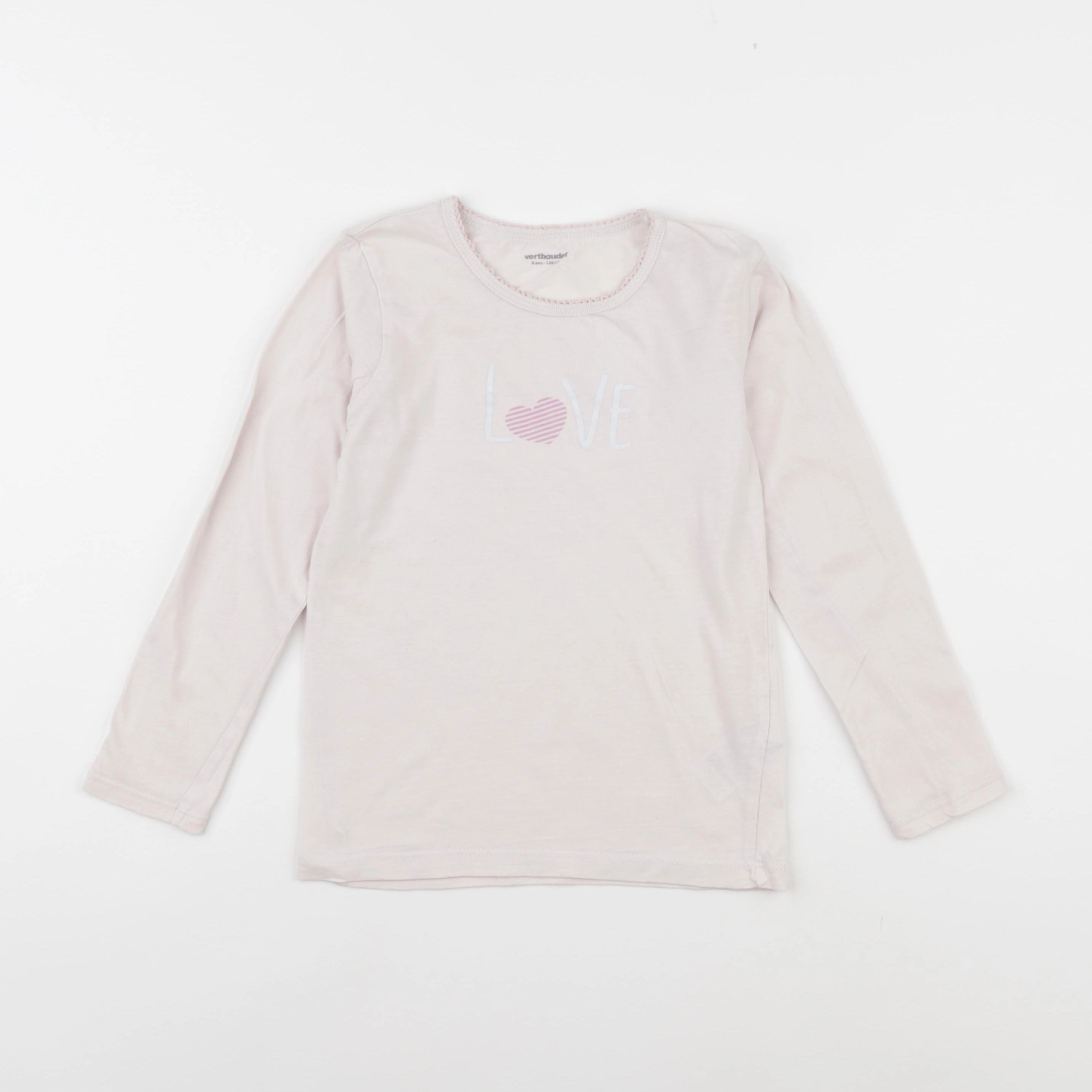 Vertbaudet - maillot de corps rose - 8 ans