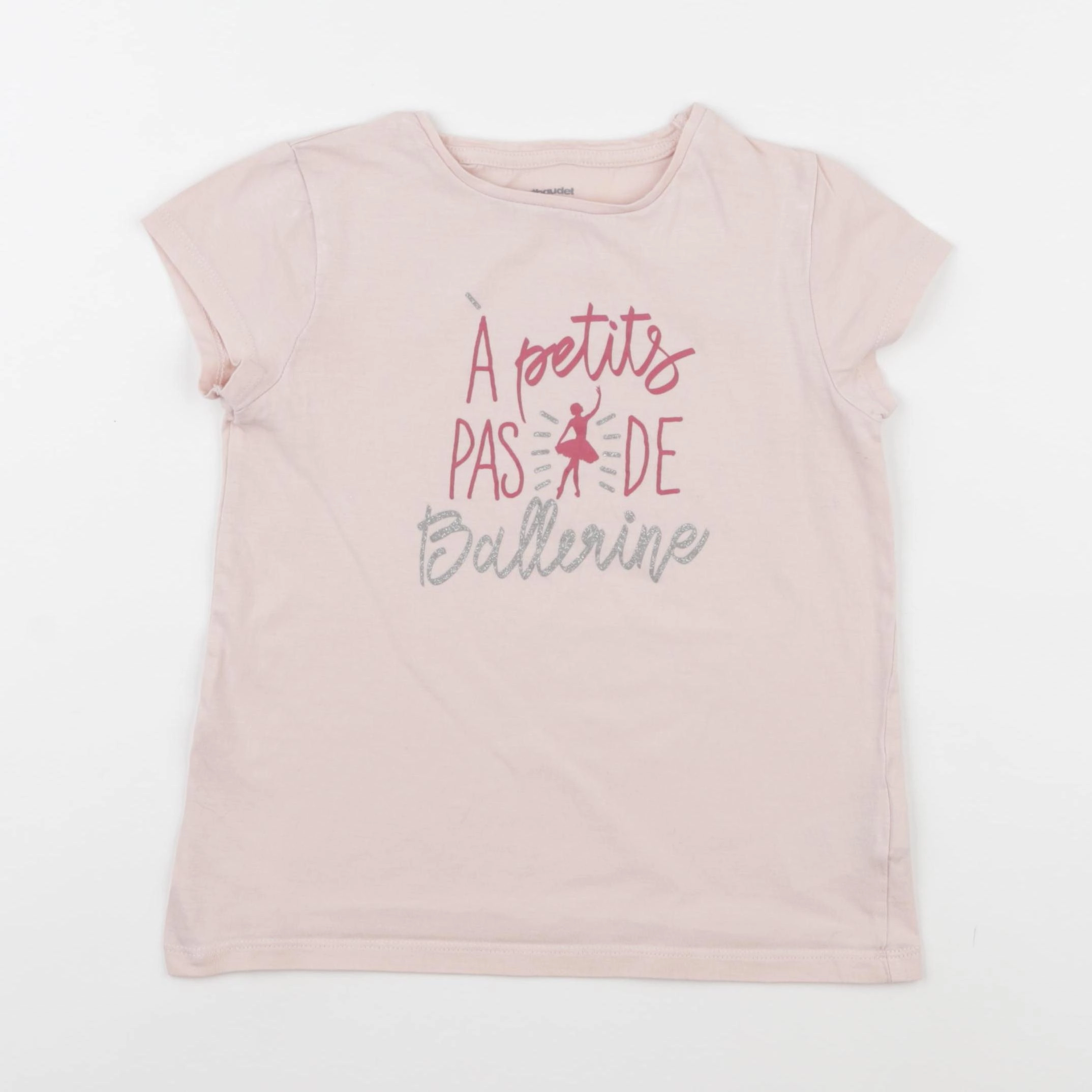 Vertbaudet - tee-shirt rose - 8 ans