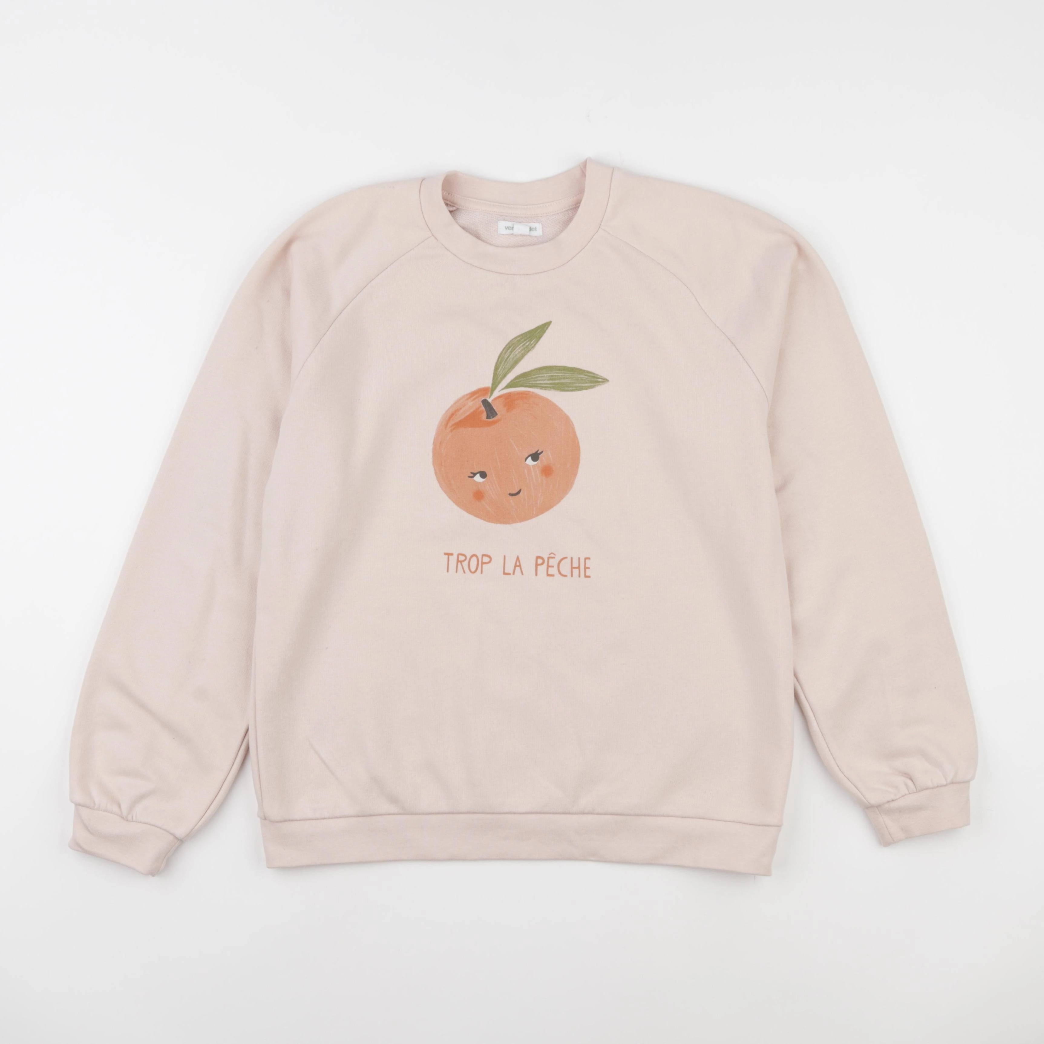 Vertbaudet - sweat rose - 14 ans