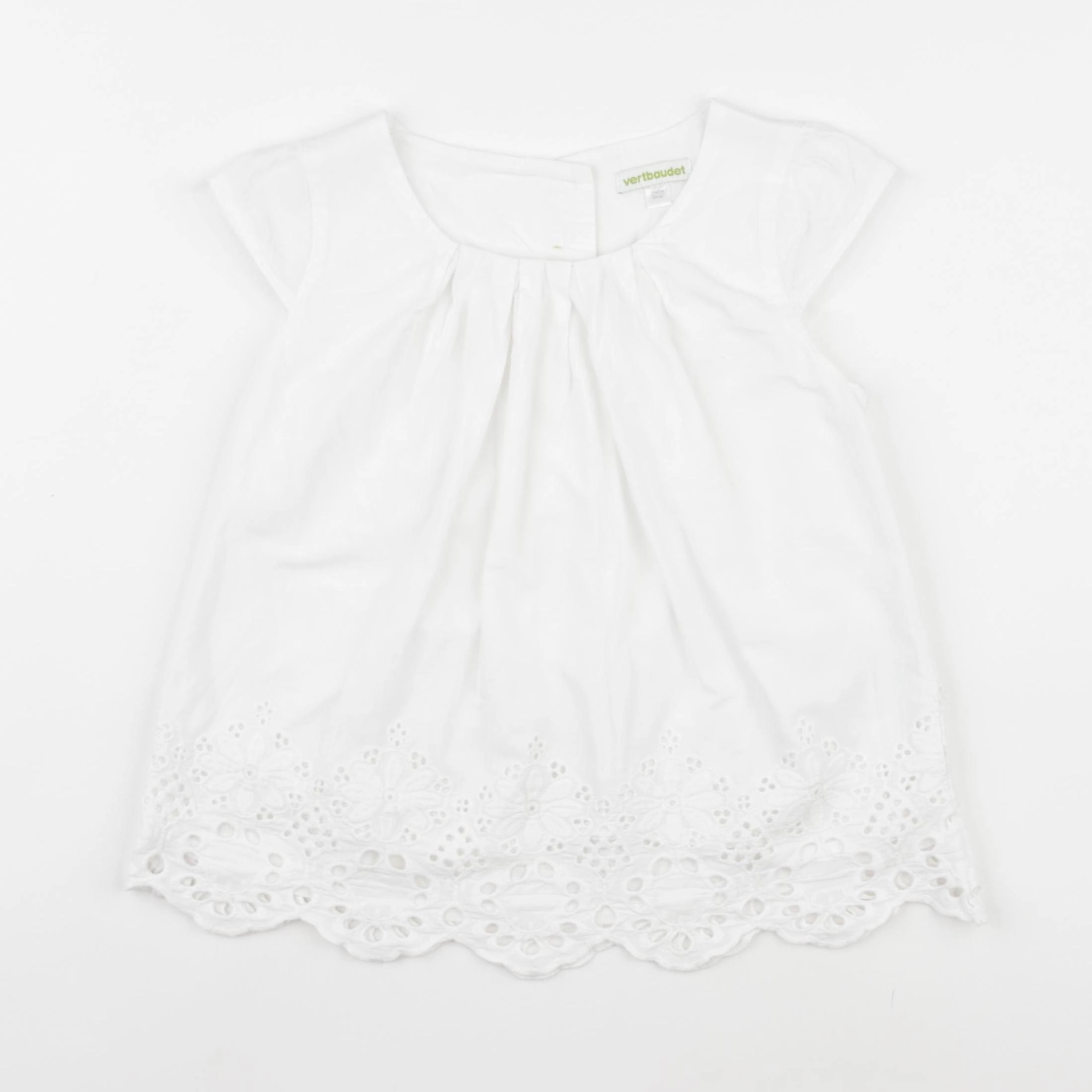 Vertbaudet - robe blanc - 6 ans