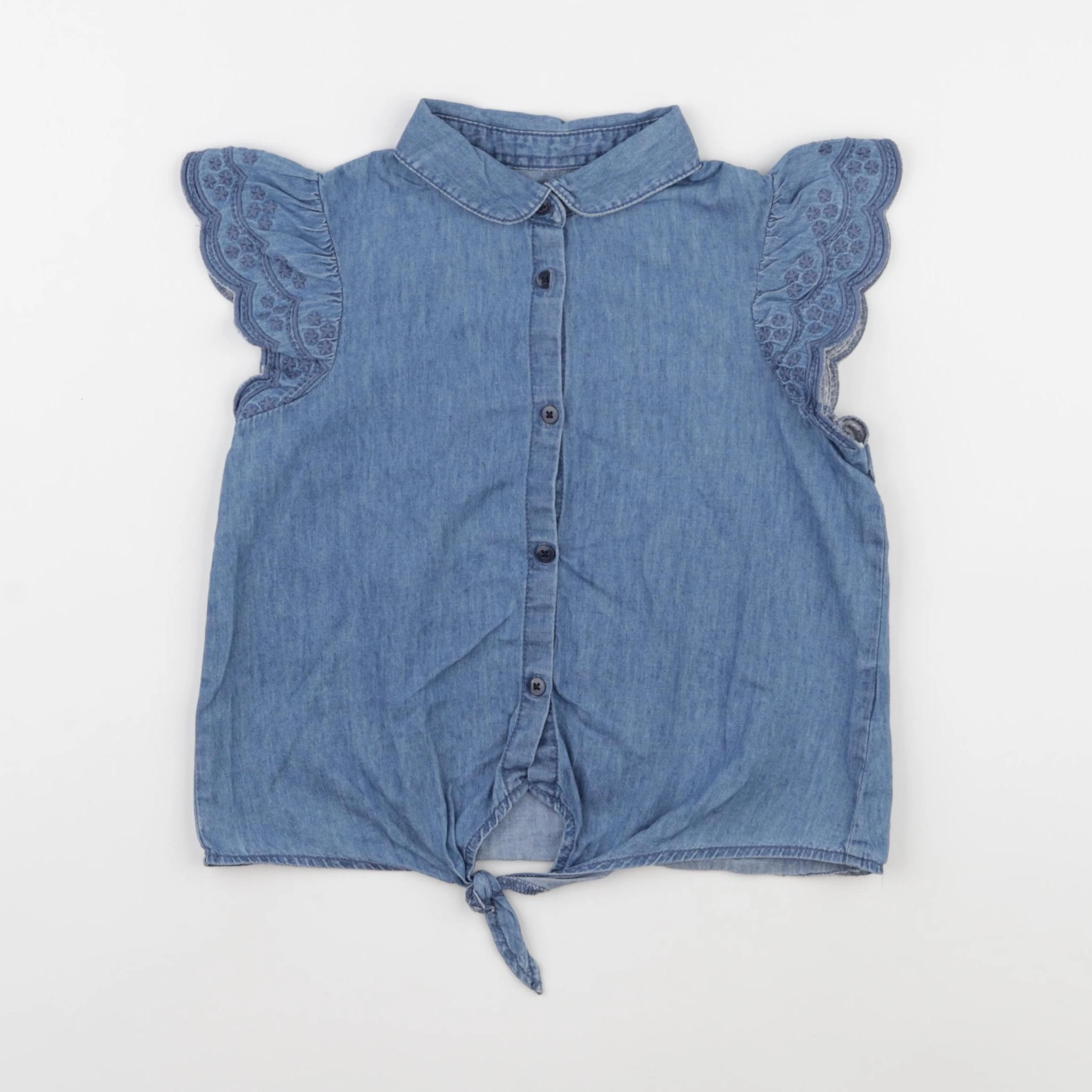 Vertbaudet - blouse bleu - 5 ans