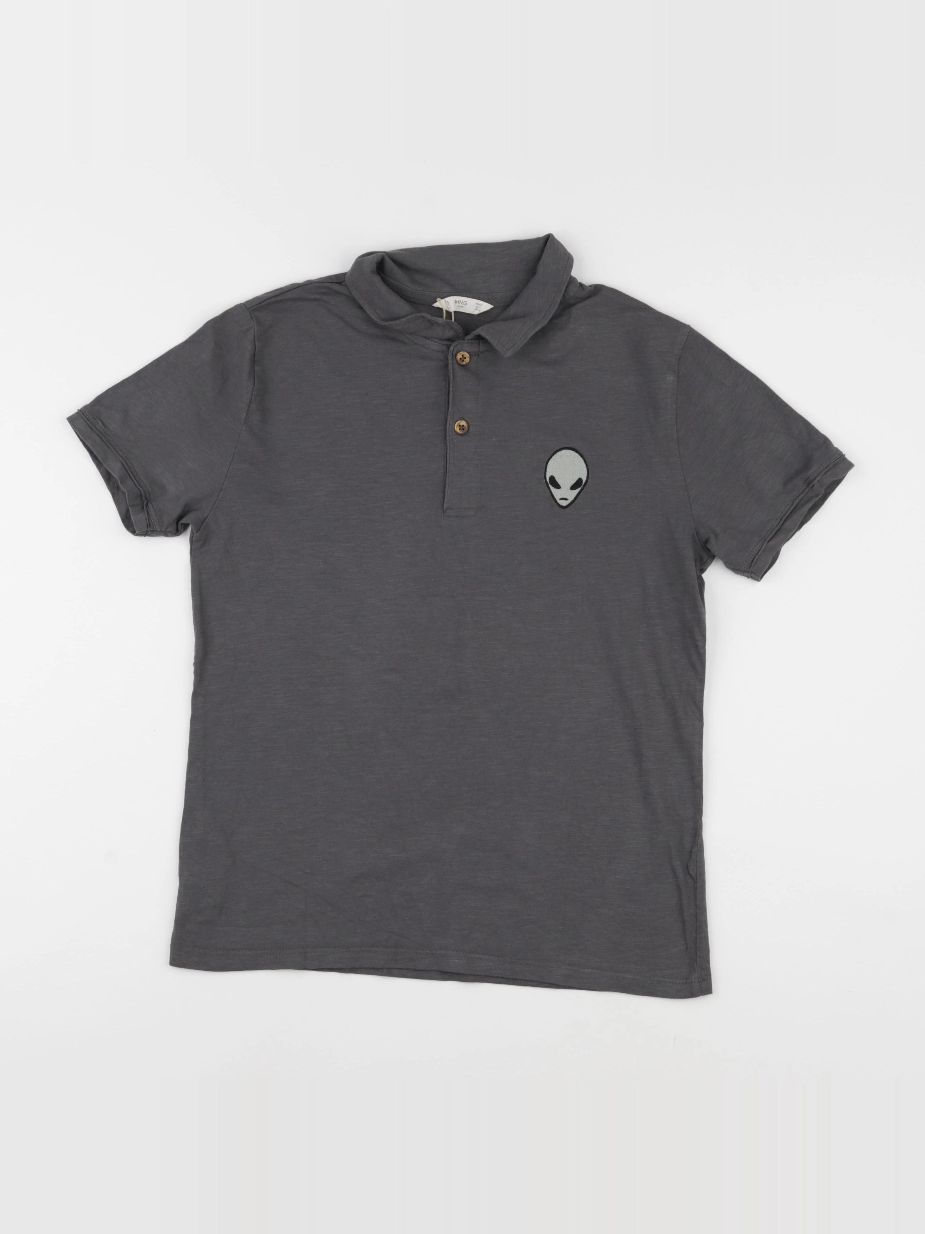 Mango - polo gris - 11/12 ans