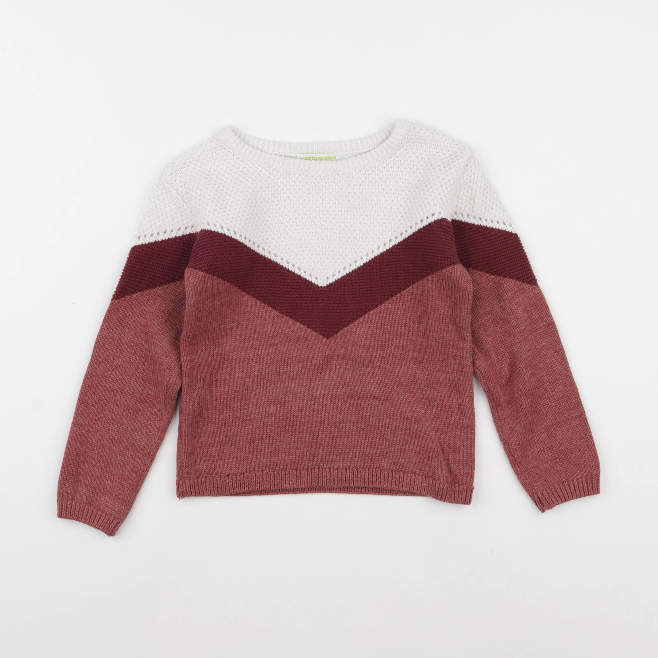 Vertbaudet - pull multicolore - 4 ans