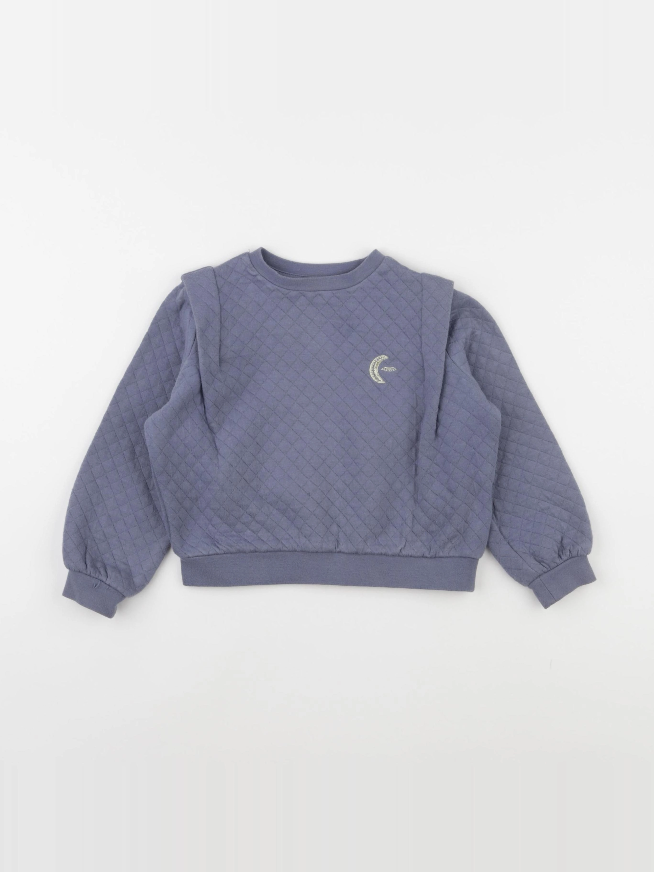 Vertbaudet - sweat bleu - 4 ans