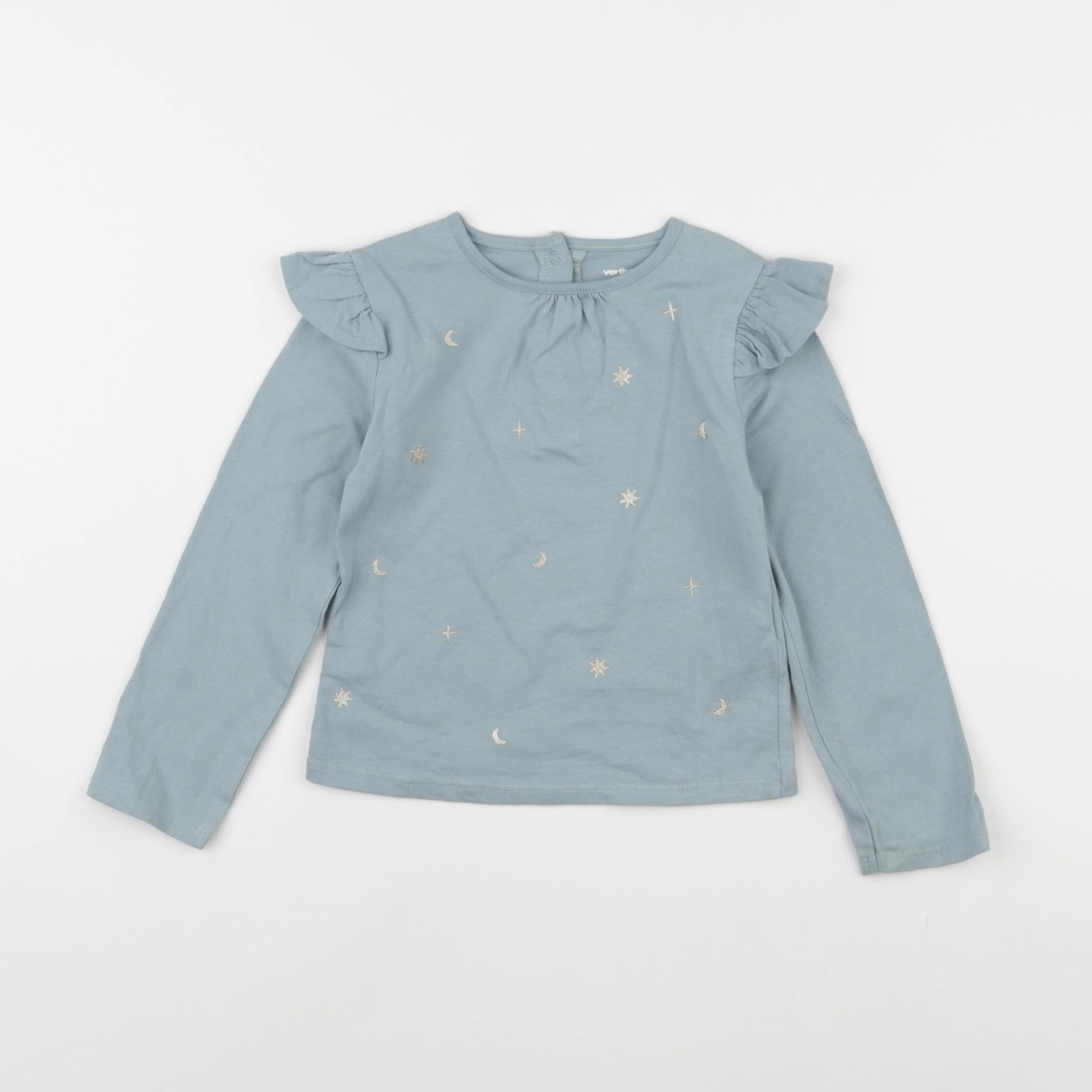 Vertbaudet - tee-shirt bleu - 3 ans