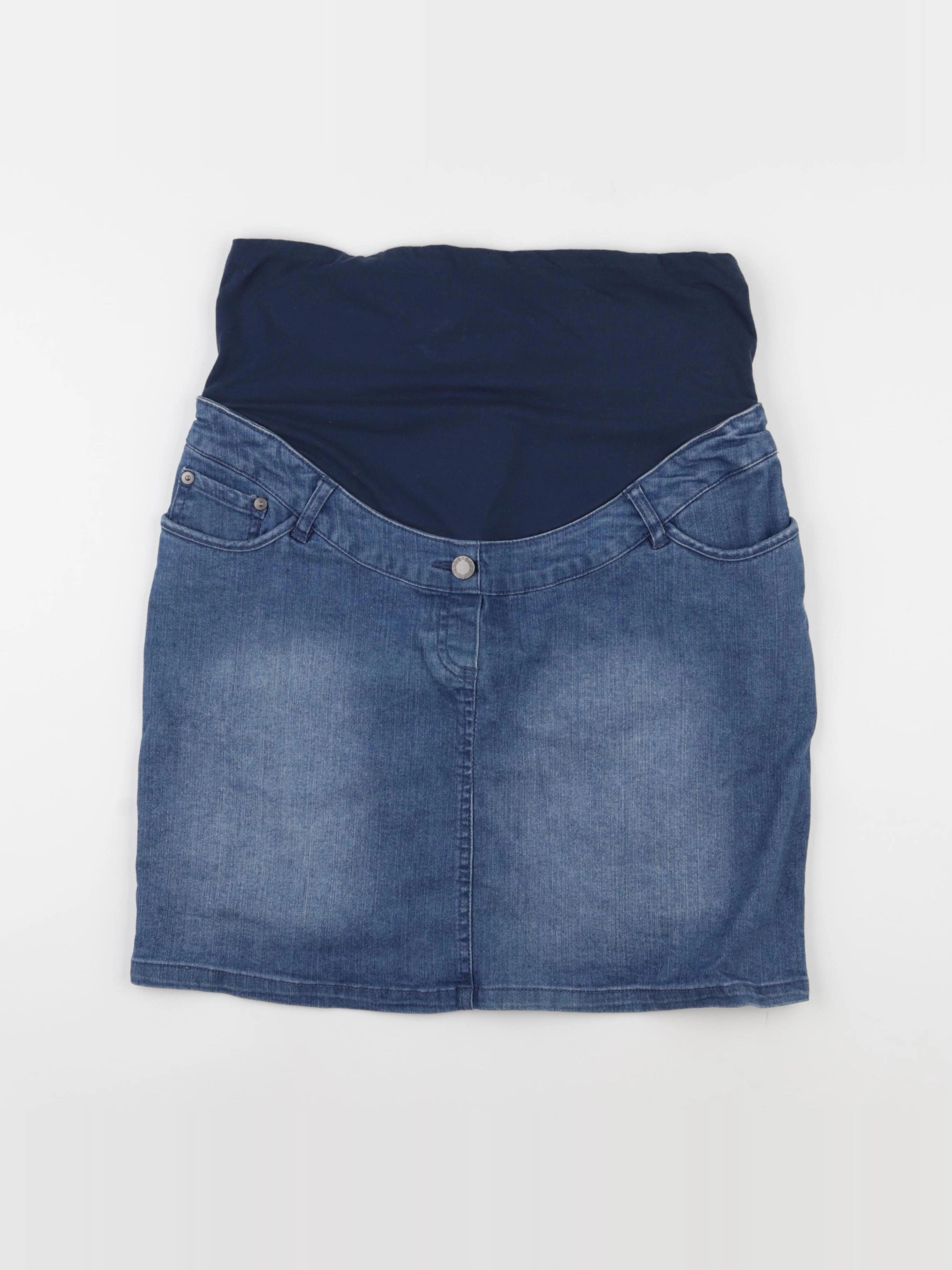 Vertbaudet - jupe grossesse bleu - 40