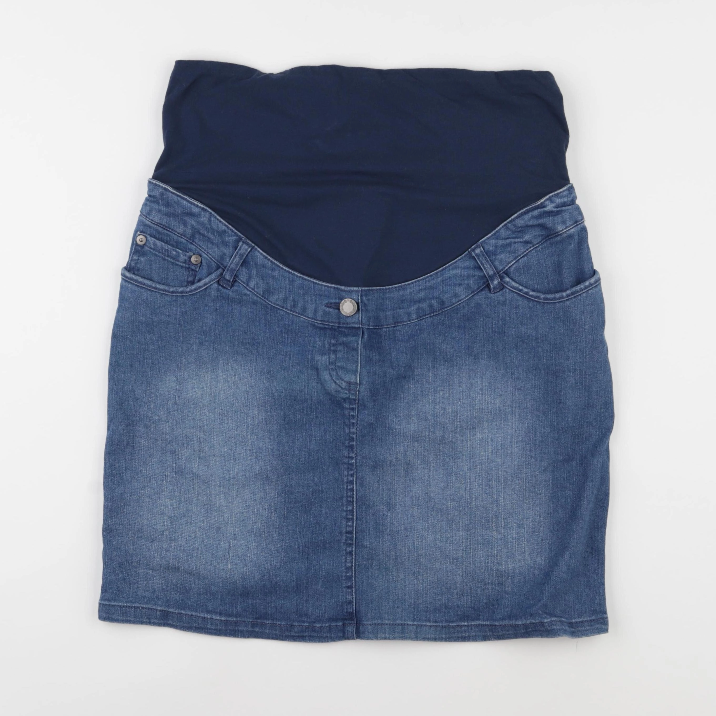 Vertbaudet - jupe grossesse bleu - 40