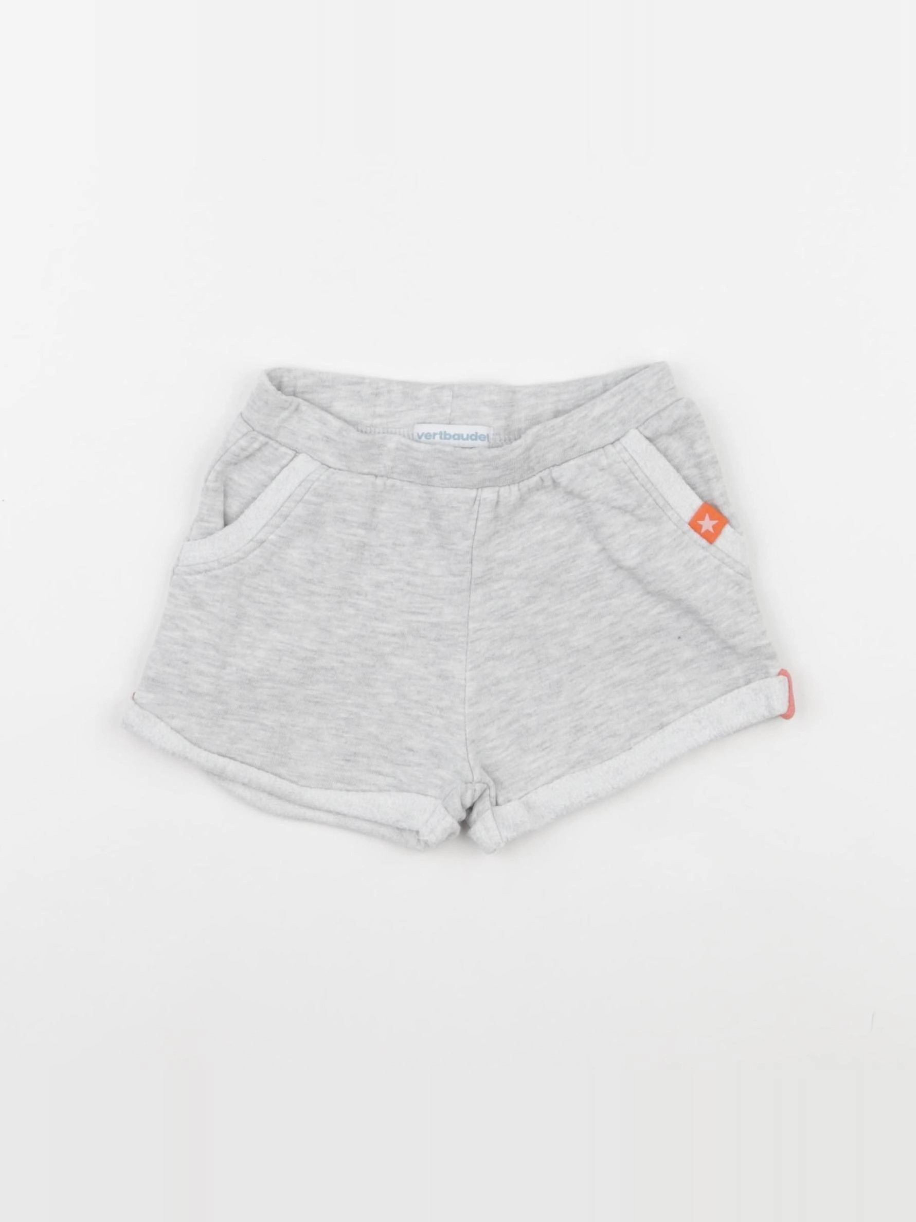 Vertbaudet - short gris - 18 mois