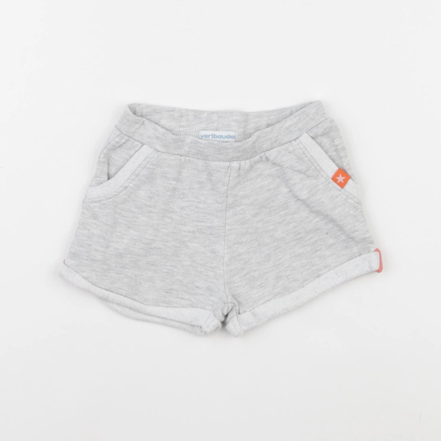 Vertbaudet - short gris - 18 mois