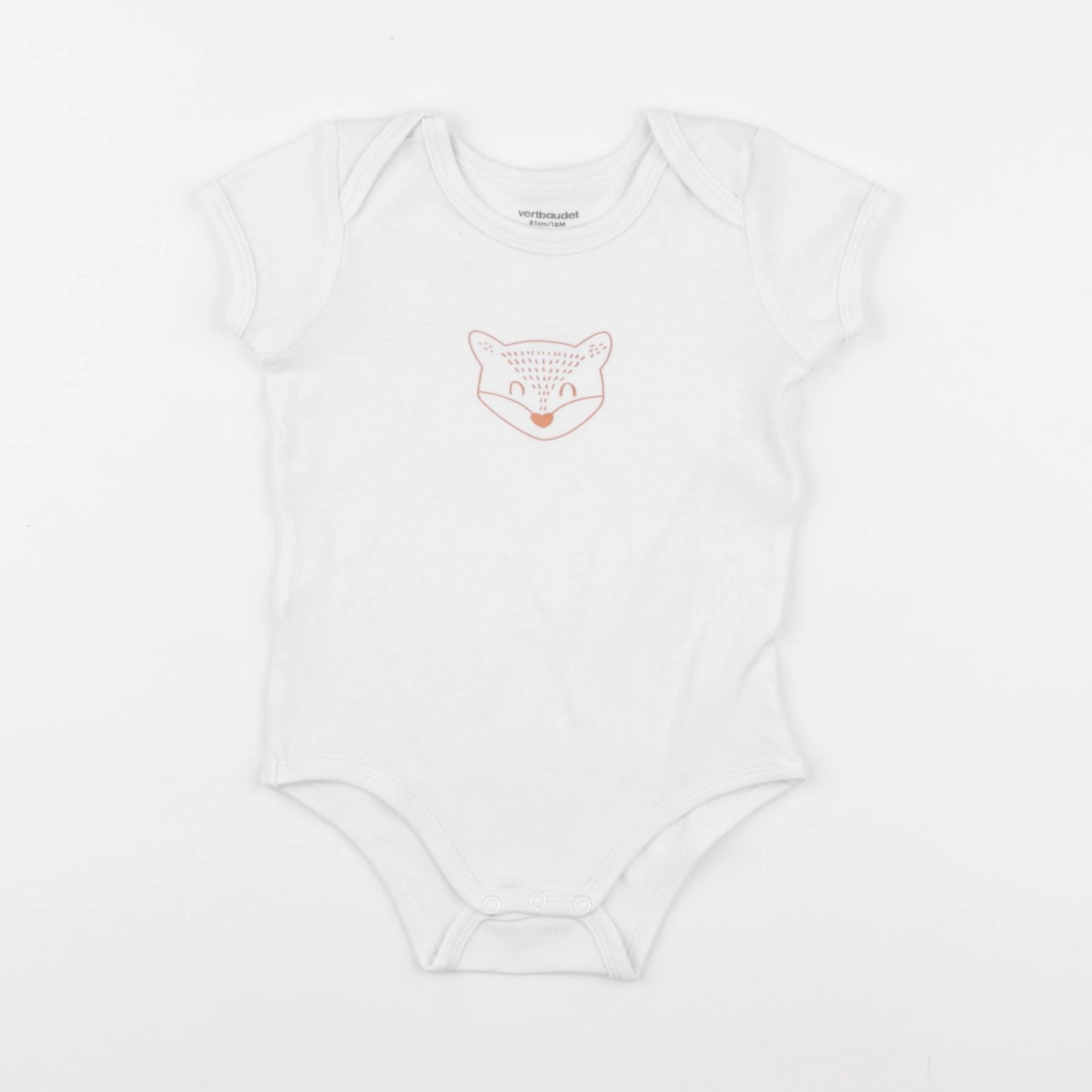 Vertbaudet - body blanc - 18 mois