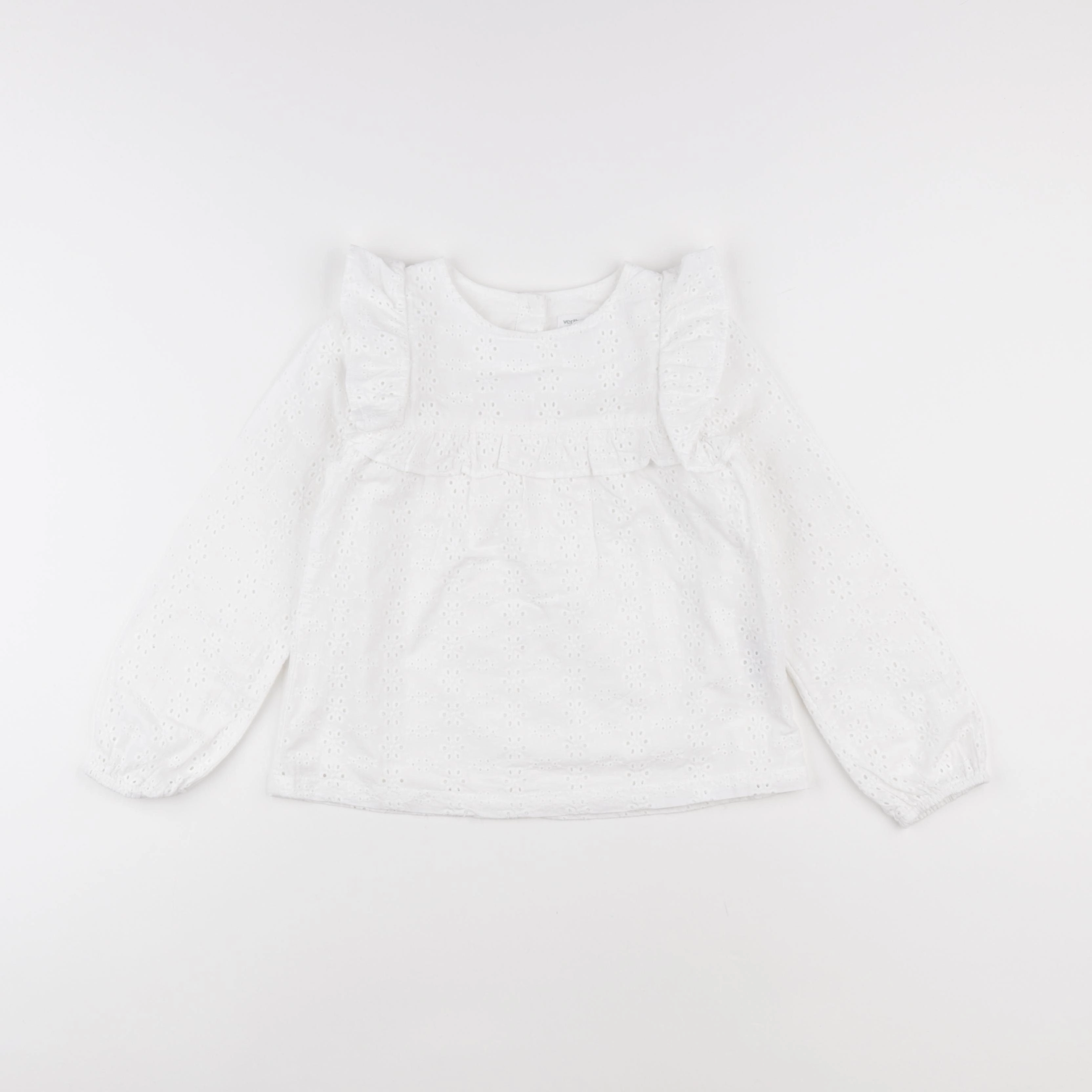 Vertbaudet - blouse blanc - 8 ans