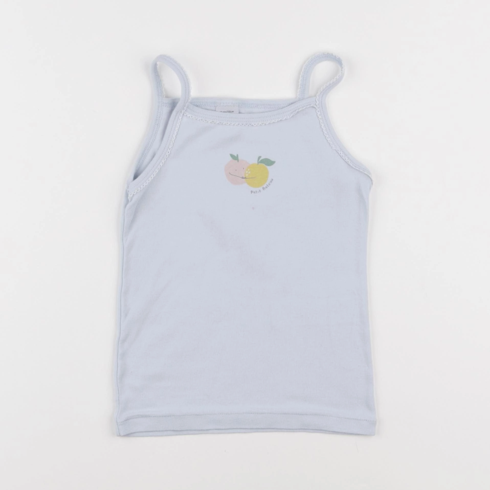Petit Bateau - maillot de corps bleu - 5 ans