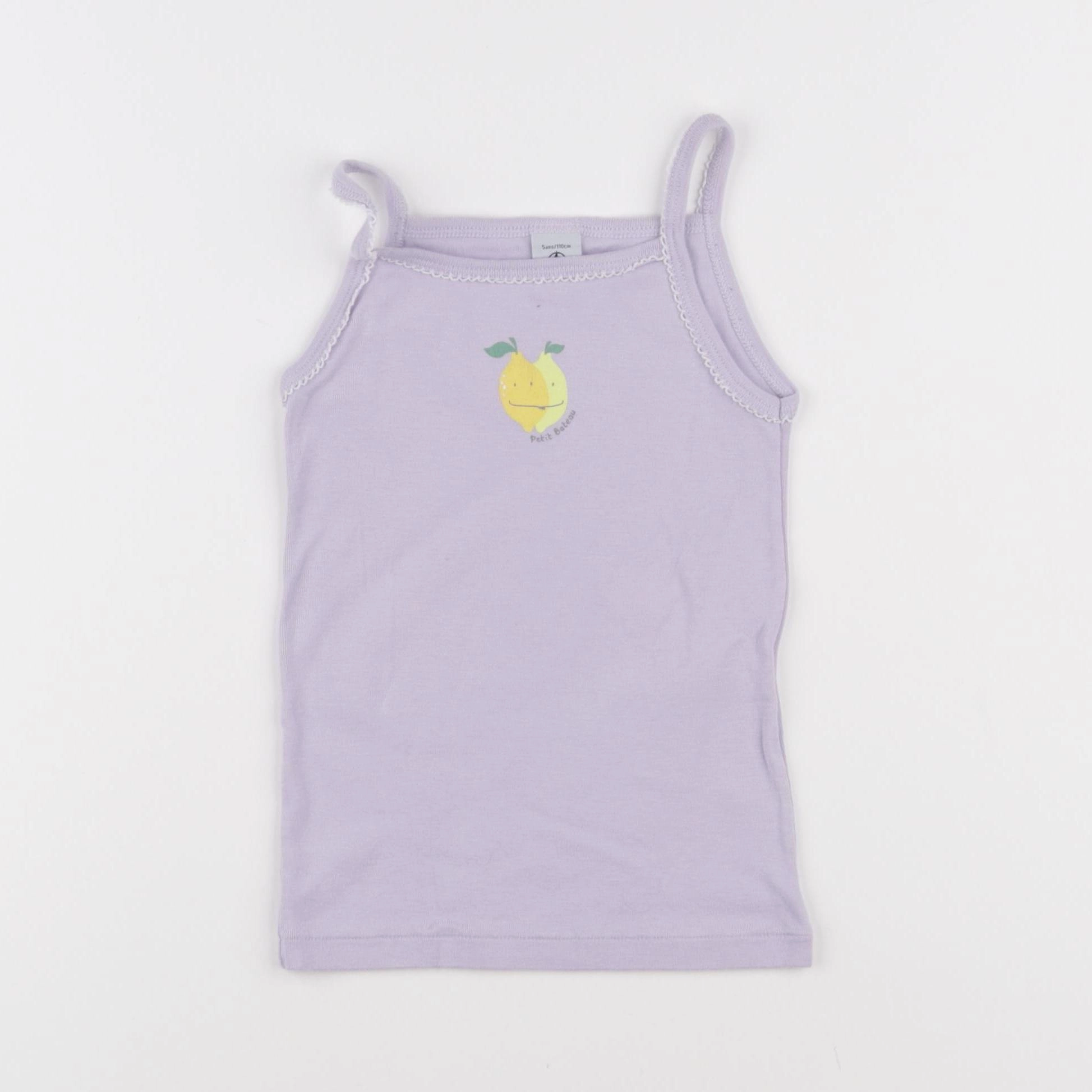 Petit Bateau - maillot de corps violet - 5 ans