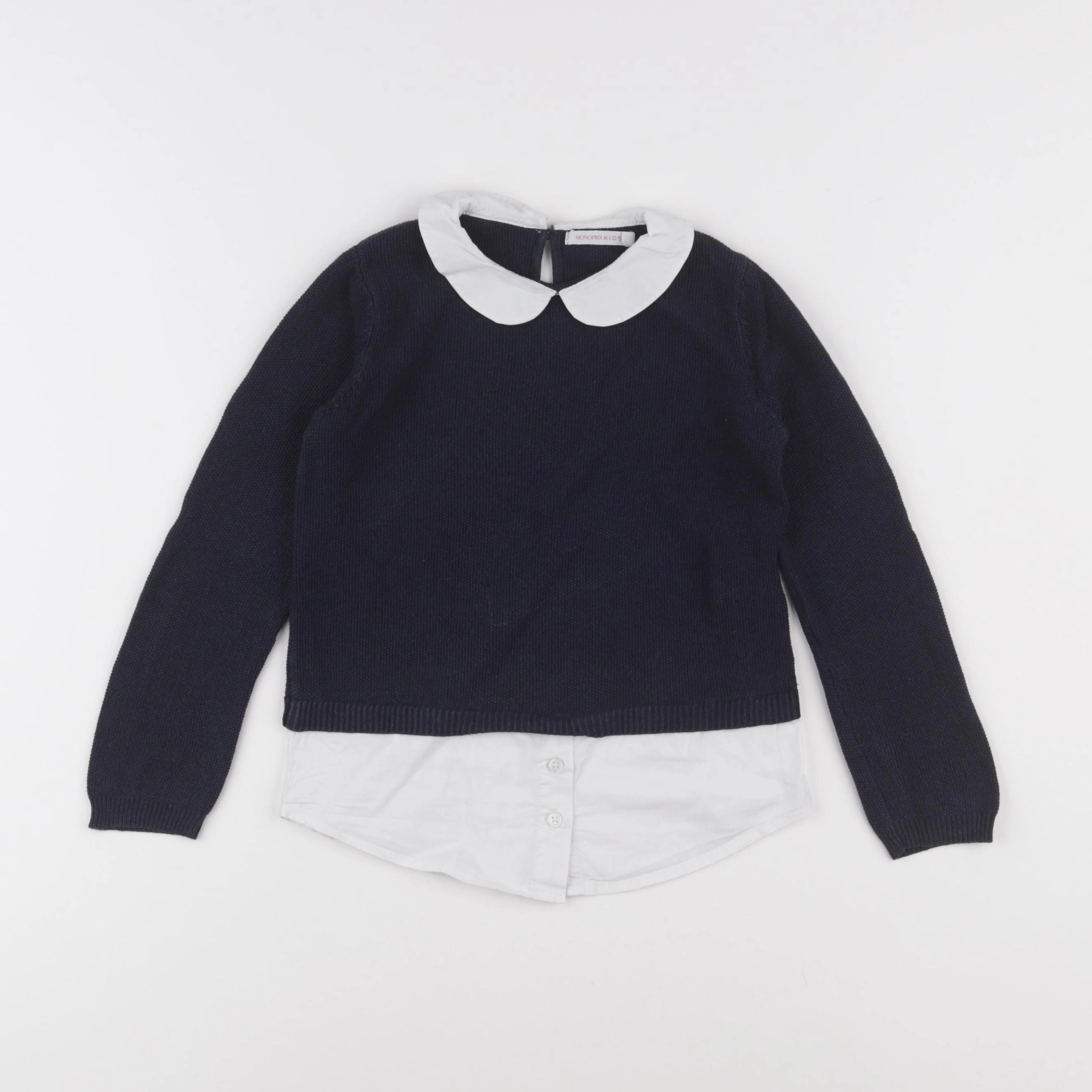 Monoprix - pull bleu - 5 ans