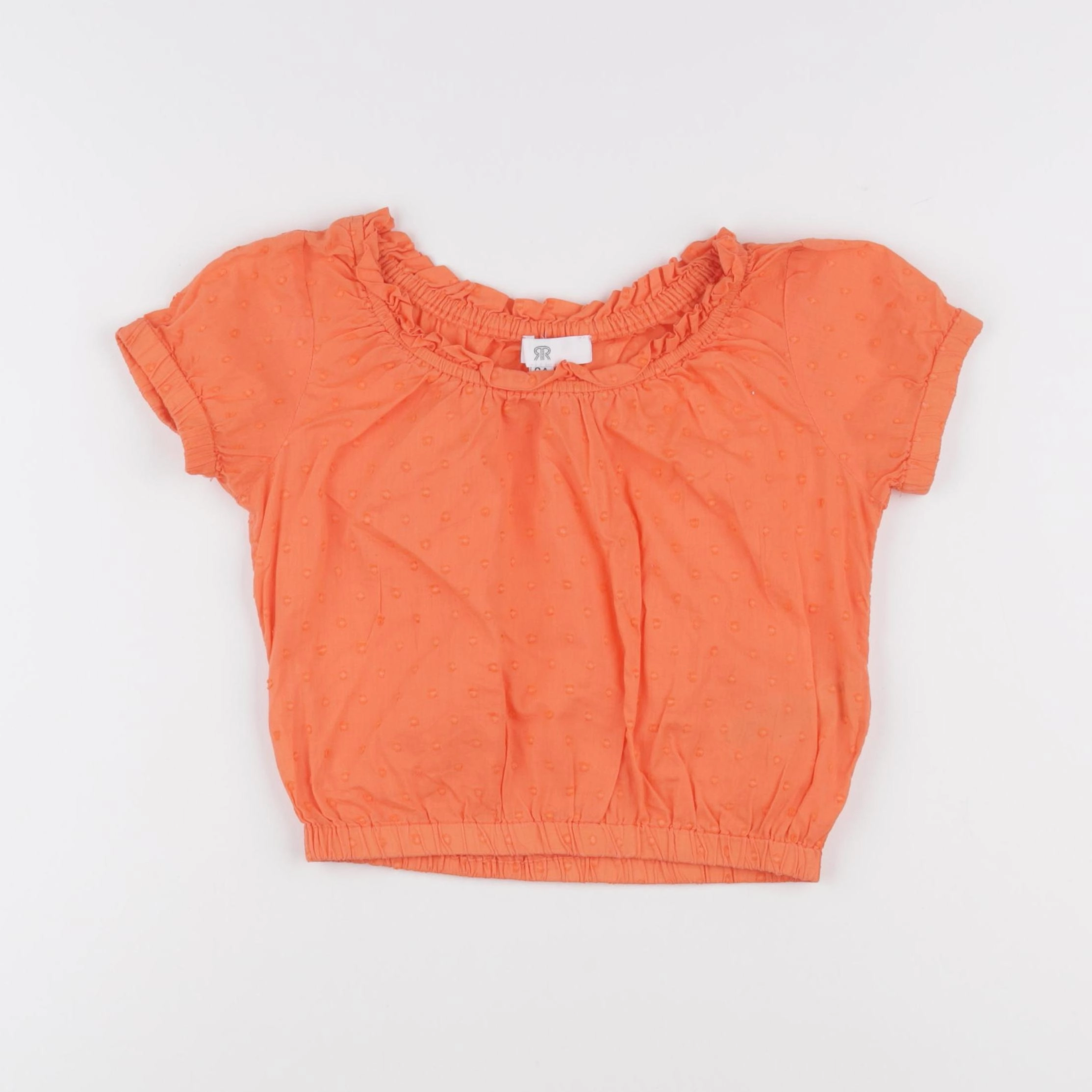 La Redoute - blouse orange - 6 ans