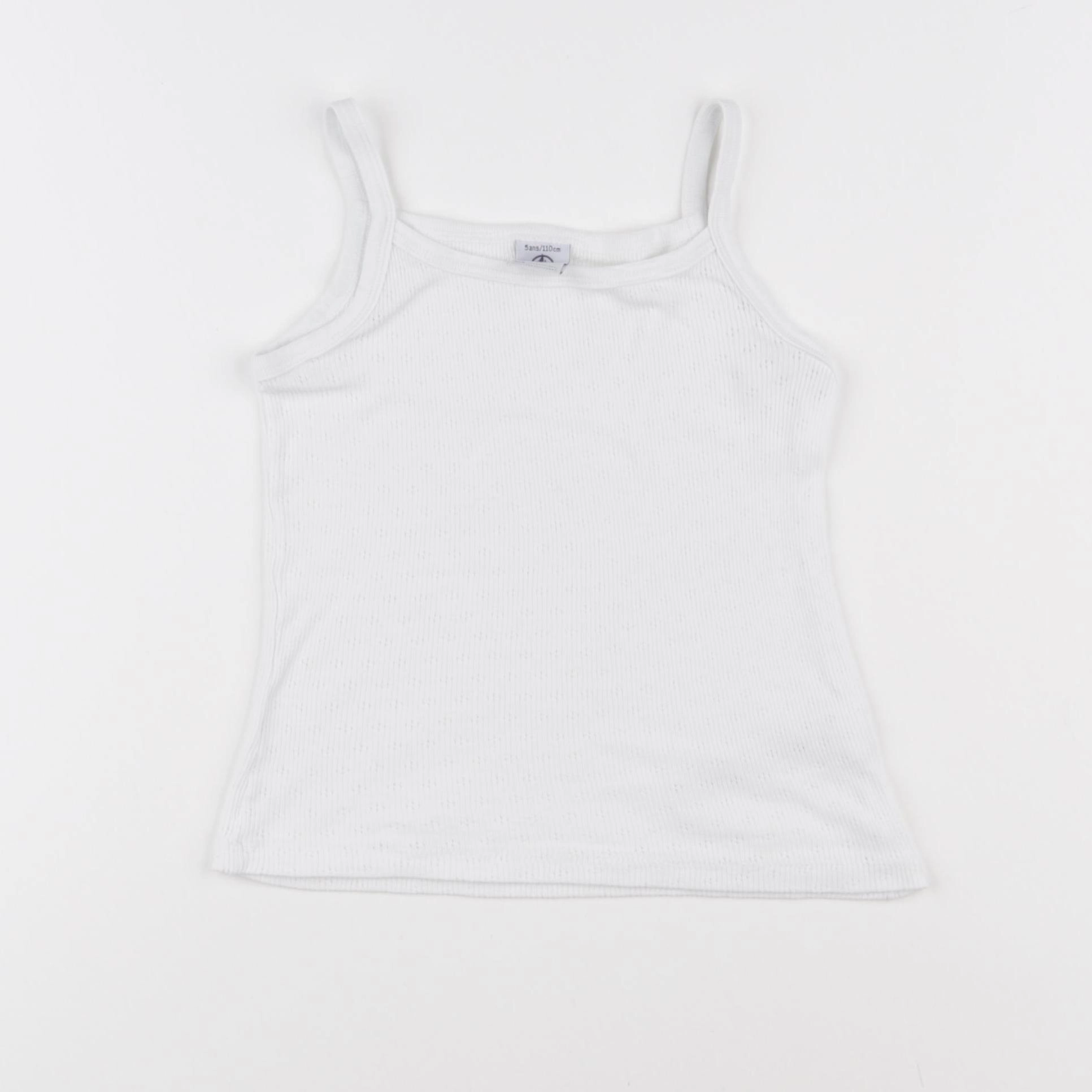 Petit Bateau - maillot de corps blanc - 5 ans