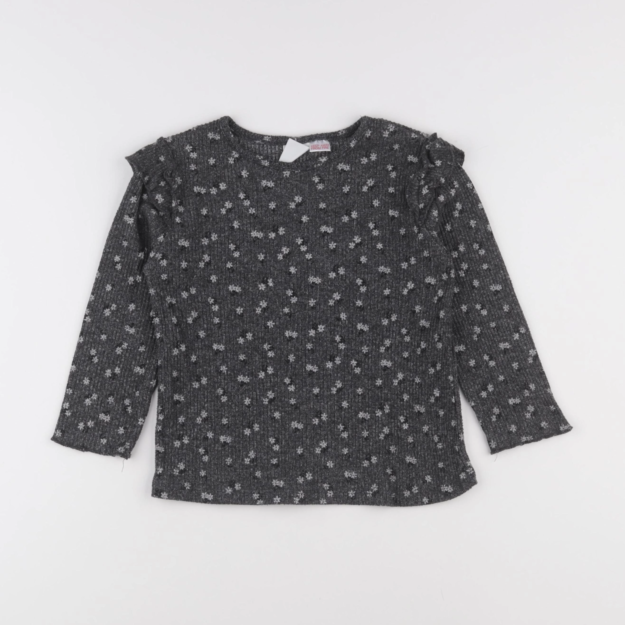Zara - tee-shirt gris - 4/5 ans