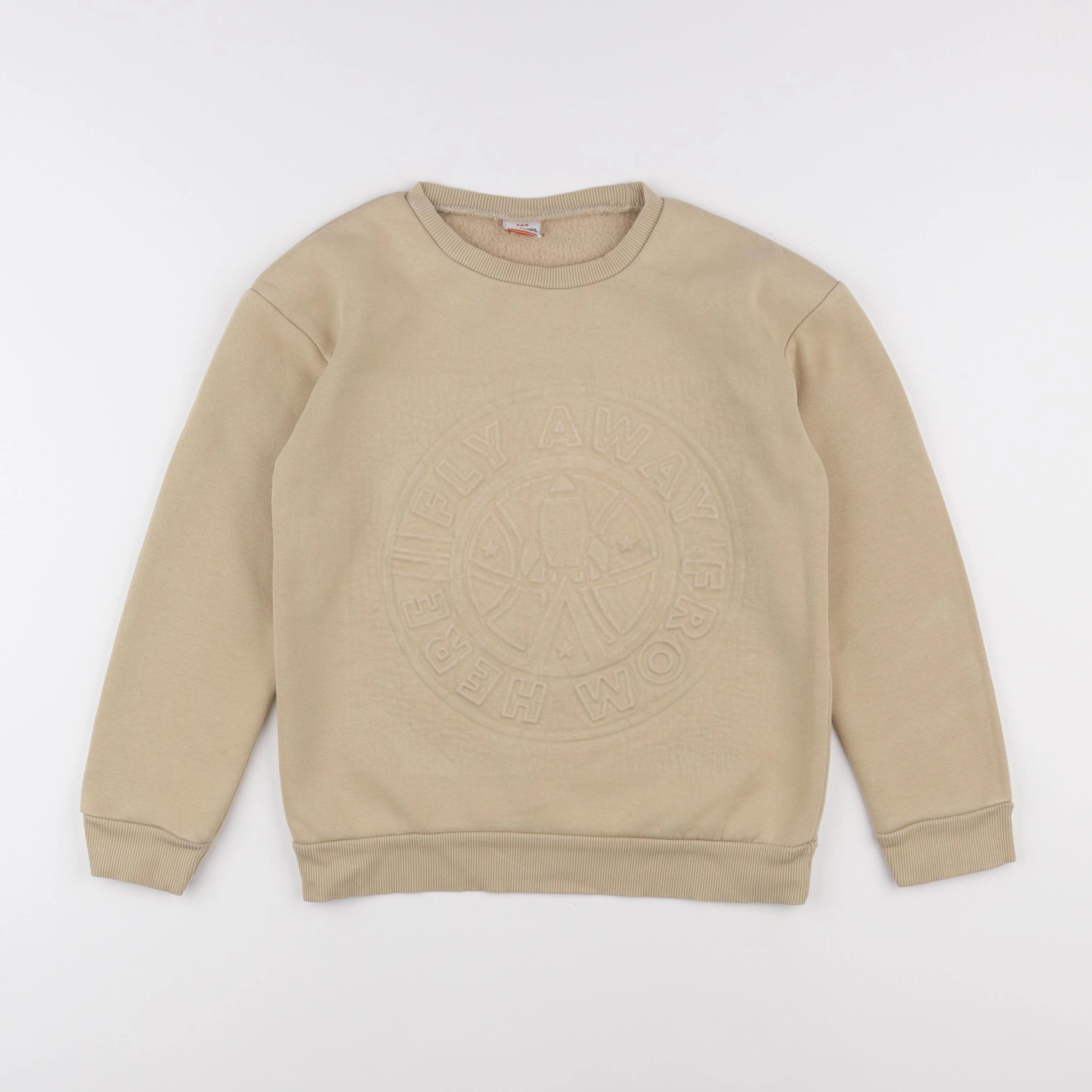 Tape à l'oeil - sweat beige - 10 ans