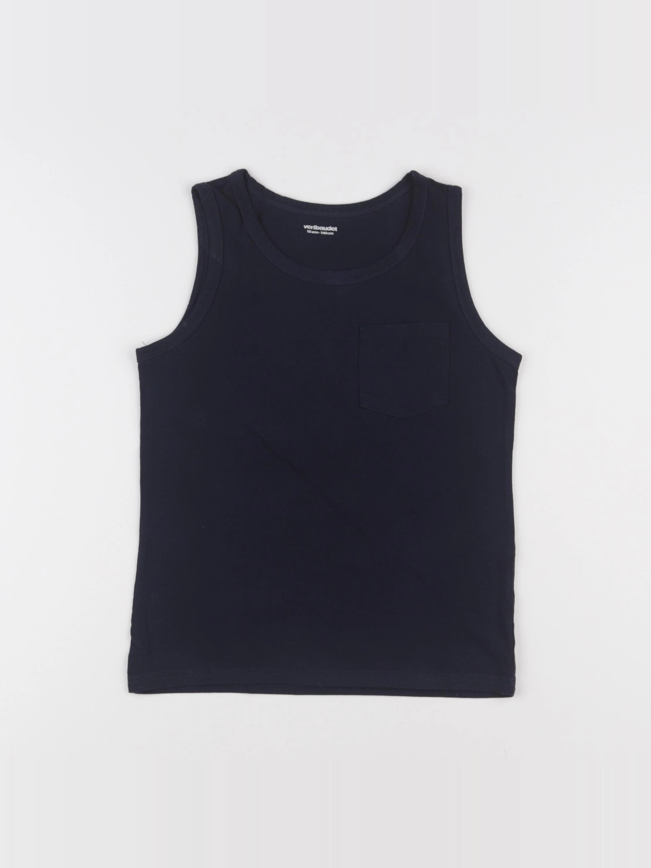 Vertbaudet - tee-shirt bleu - 10 ans