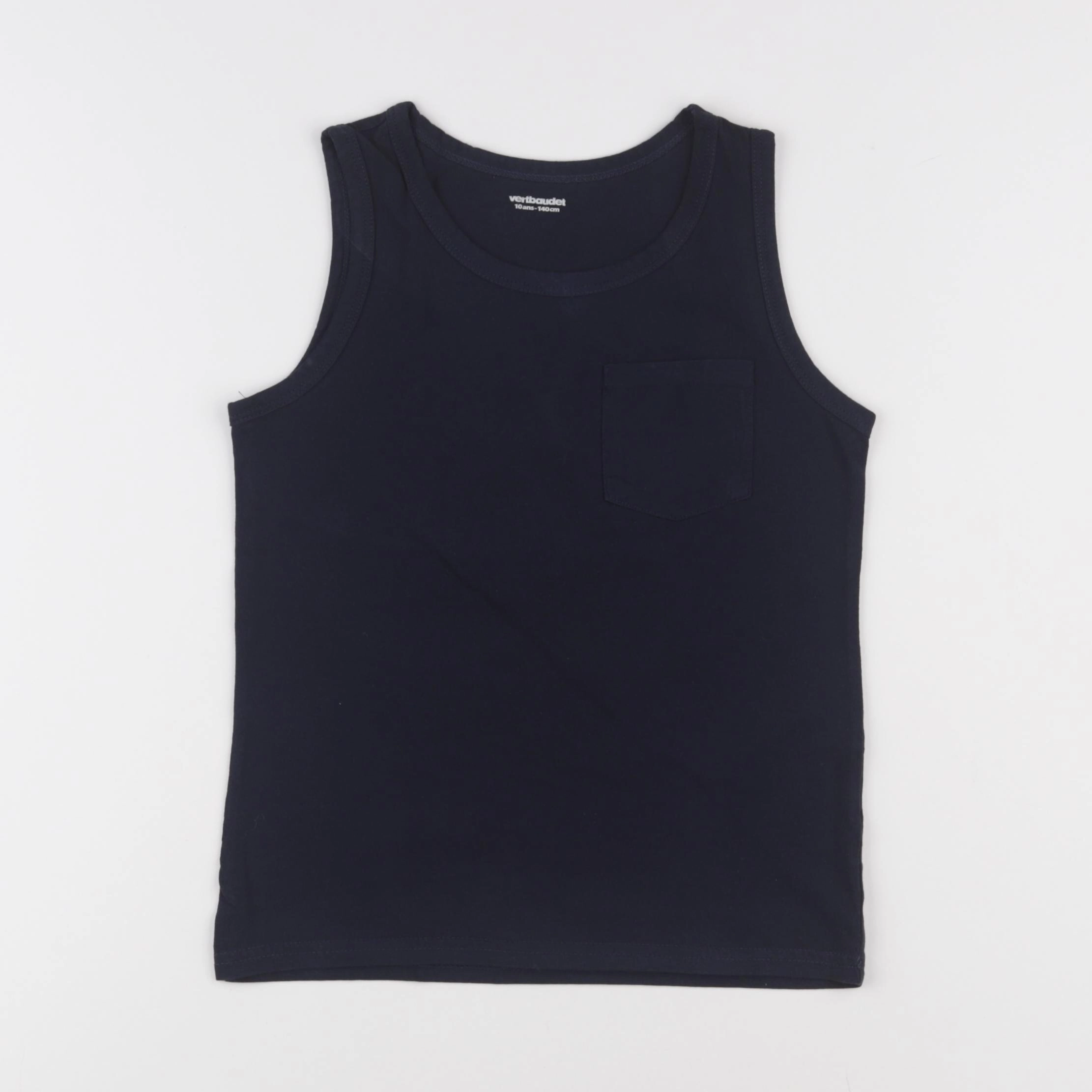 Vertbaudet - tee-shirt bleu - 10 ans
