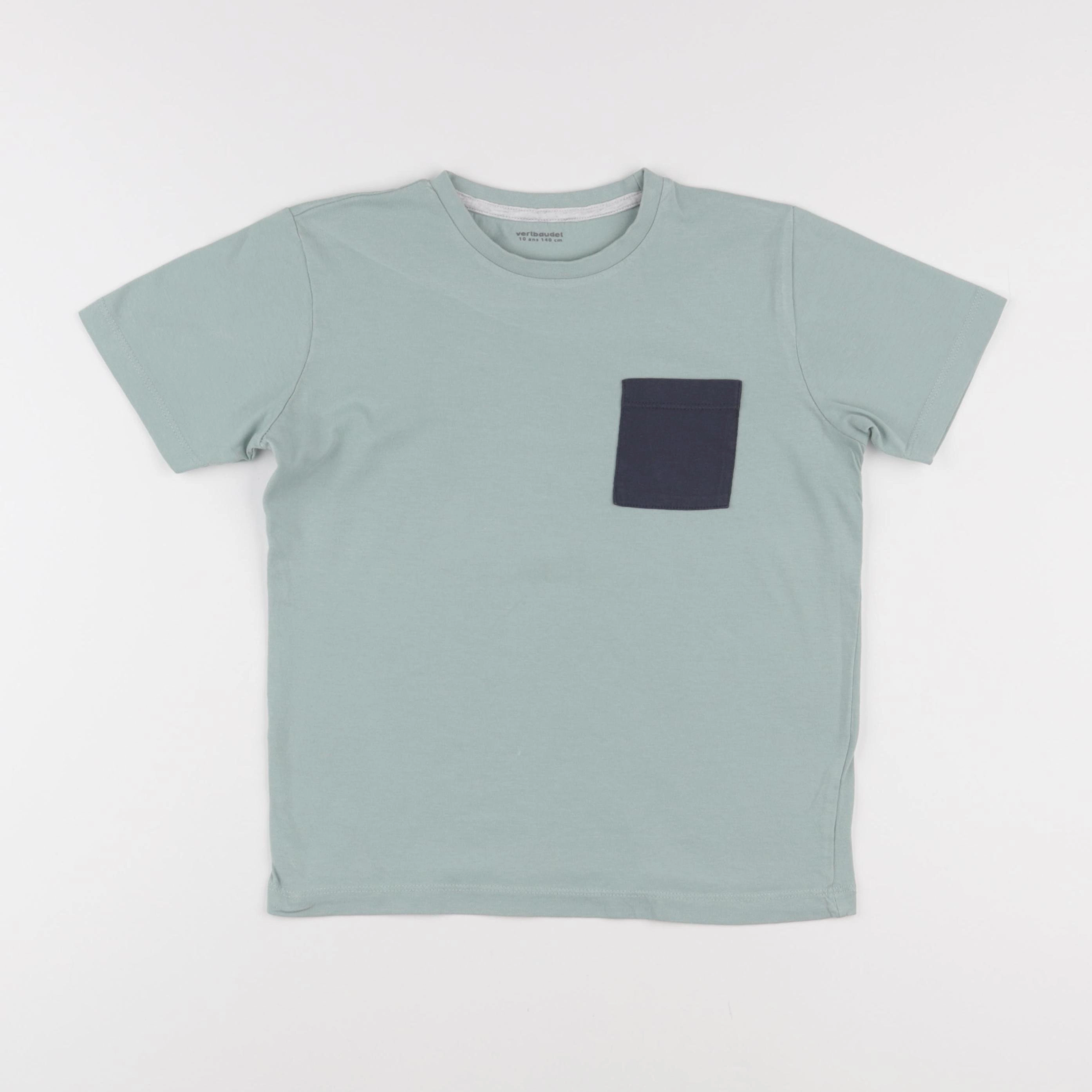 Vertbaudet - tee-shirt vert - 10 ans