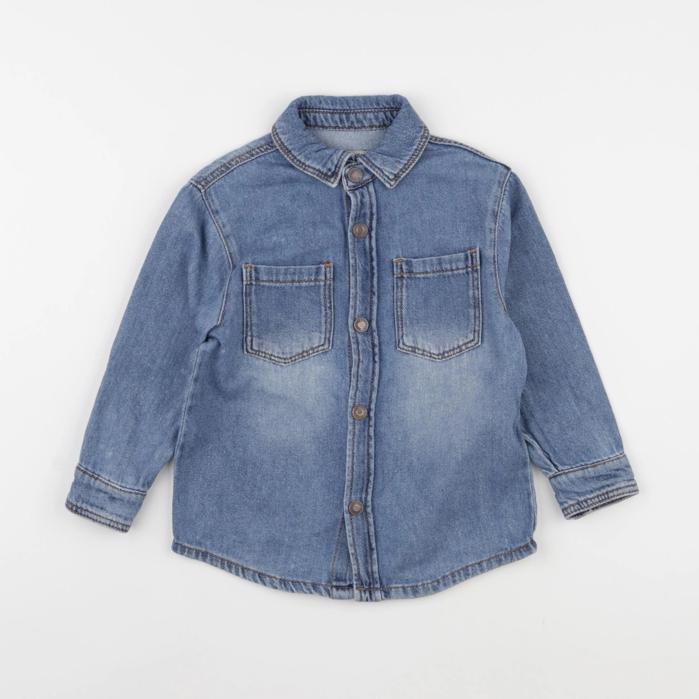 Vertbaudet - chemise bleu - 4 ans