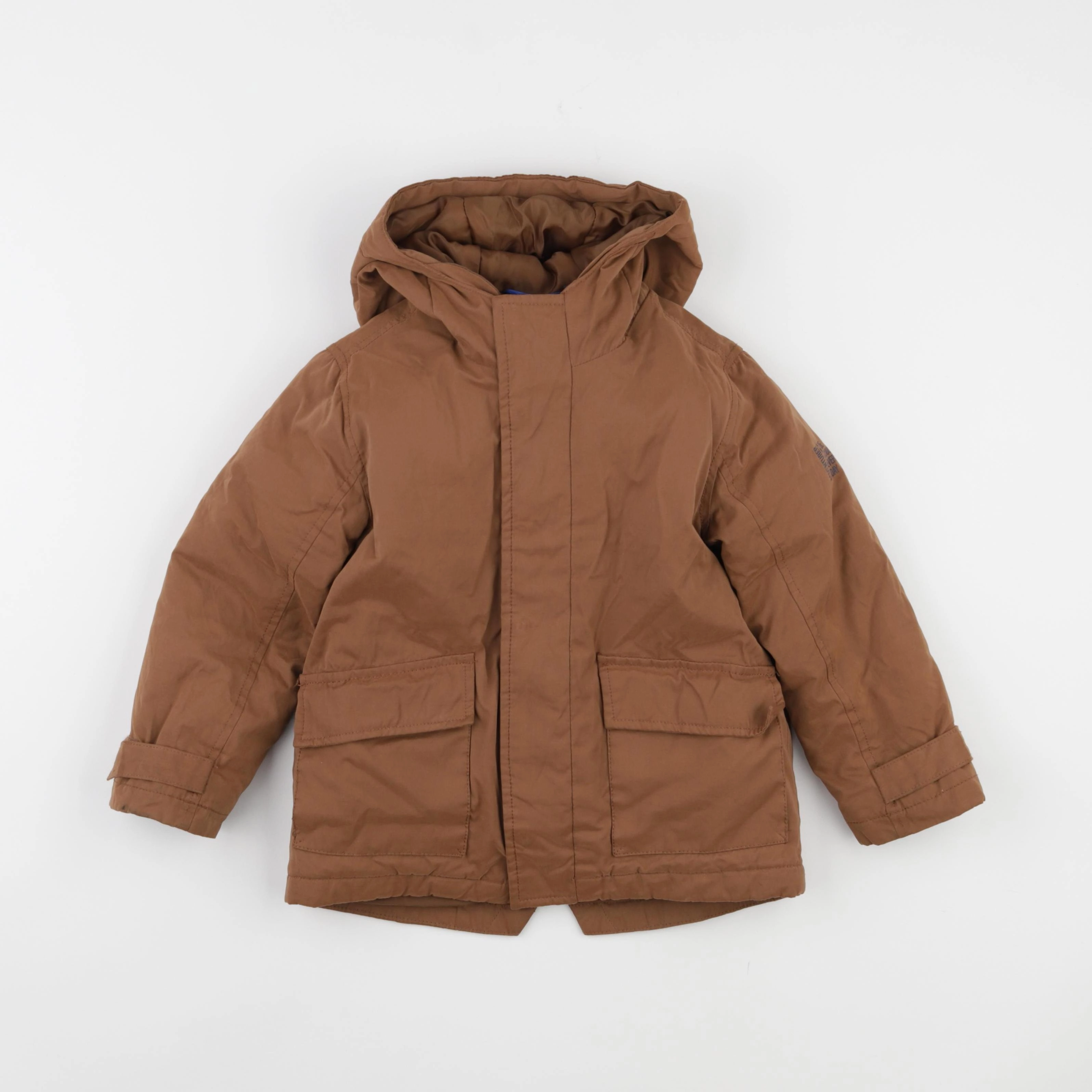 Vertbaudet - manteau doublure amovible marron - 4 ans