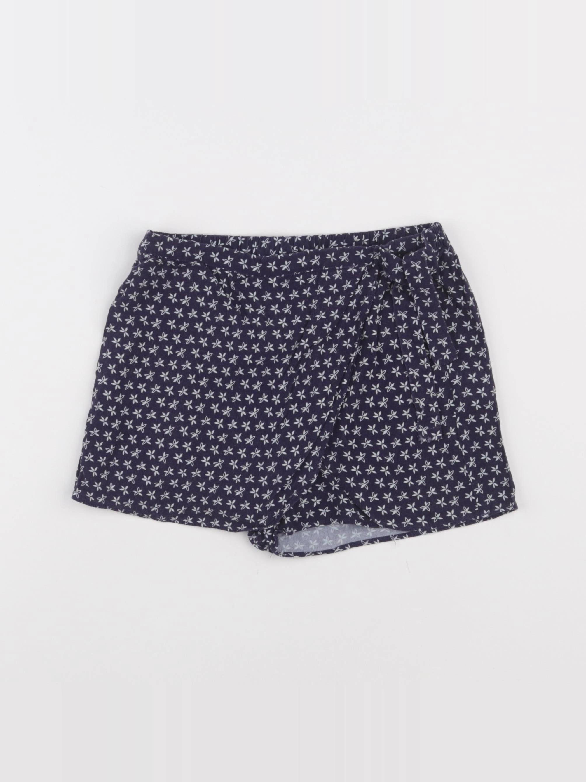 Cyrillus - jupe short violet - 8 ans