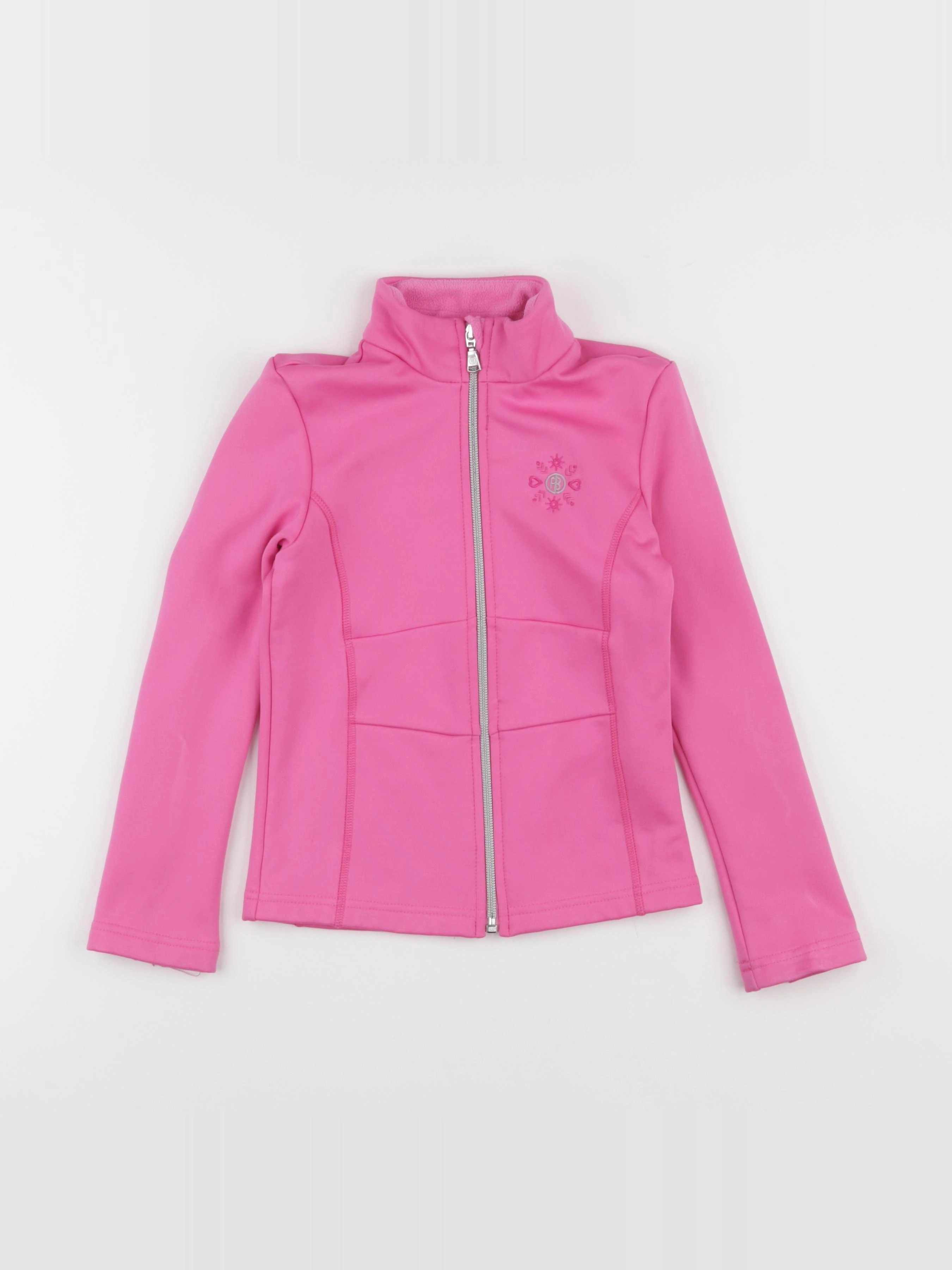 Poivre Blanc Ski - polaire rose - 7 ans