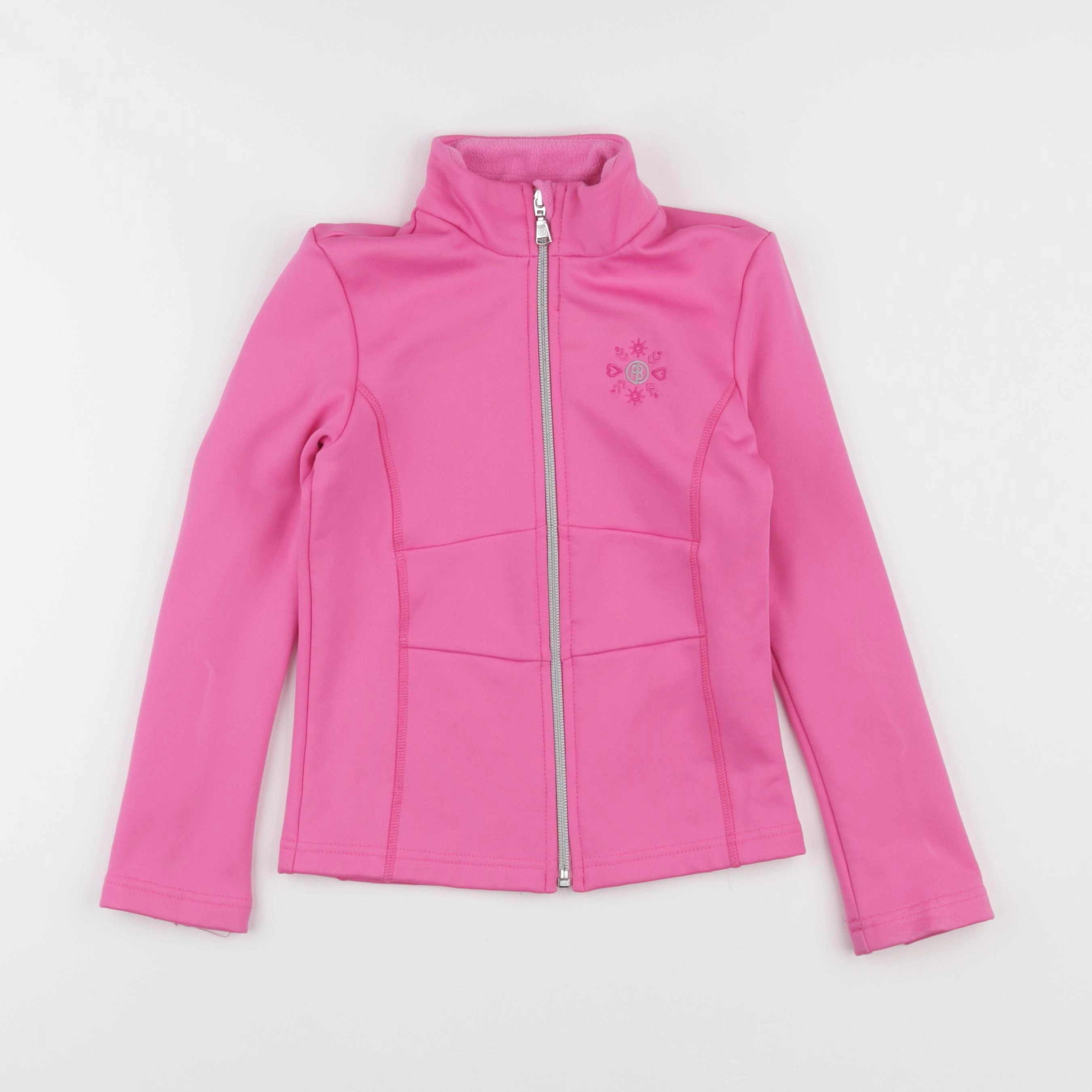 Poivre Blanc Ski - polaire rose - 7 ans