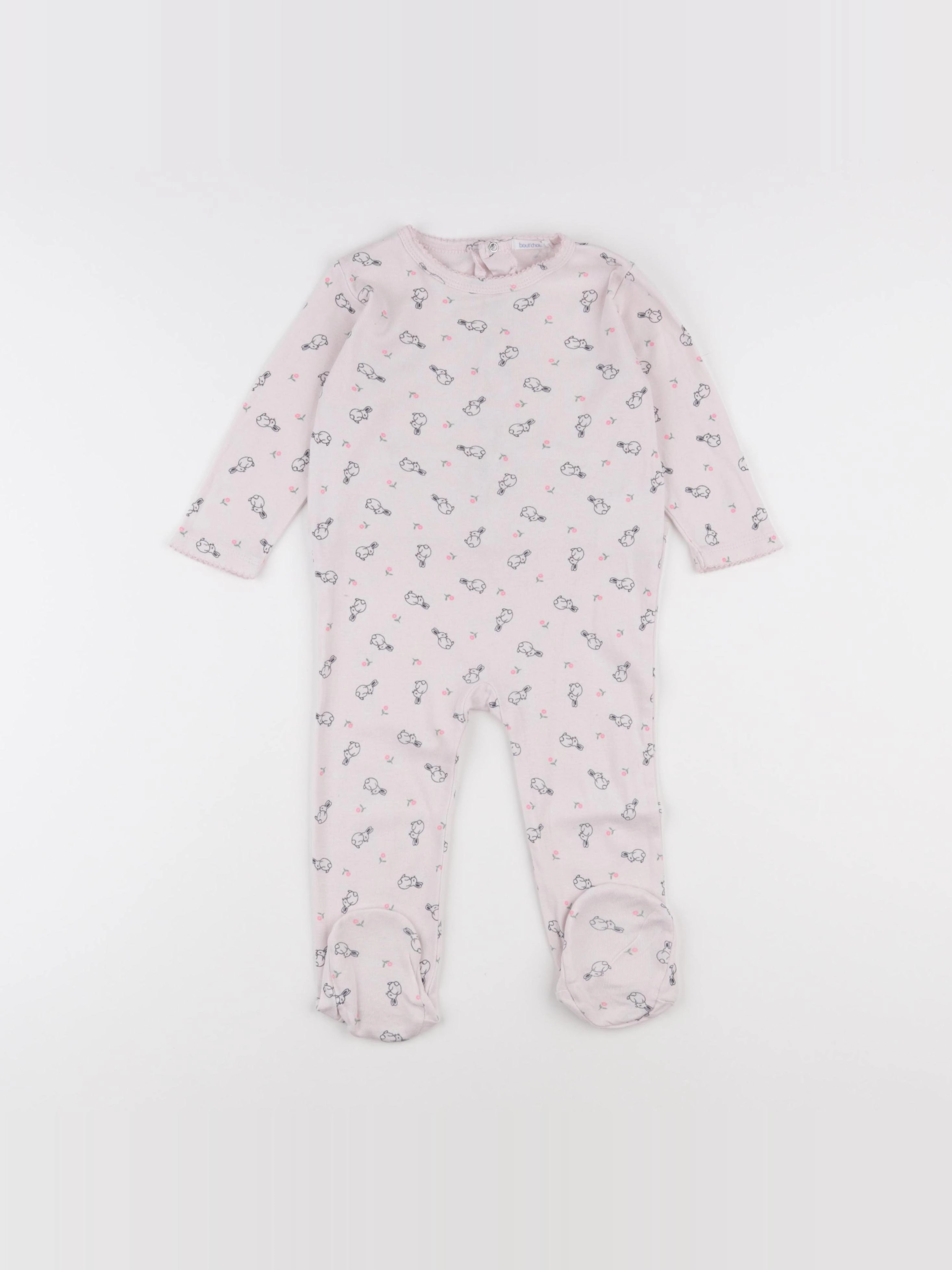 Boutchou - pyjama coton rose - 18 mois