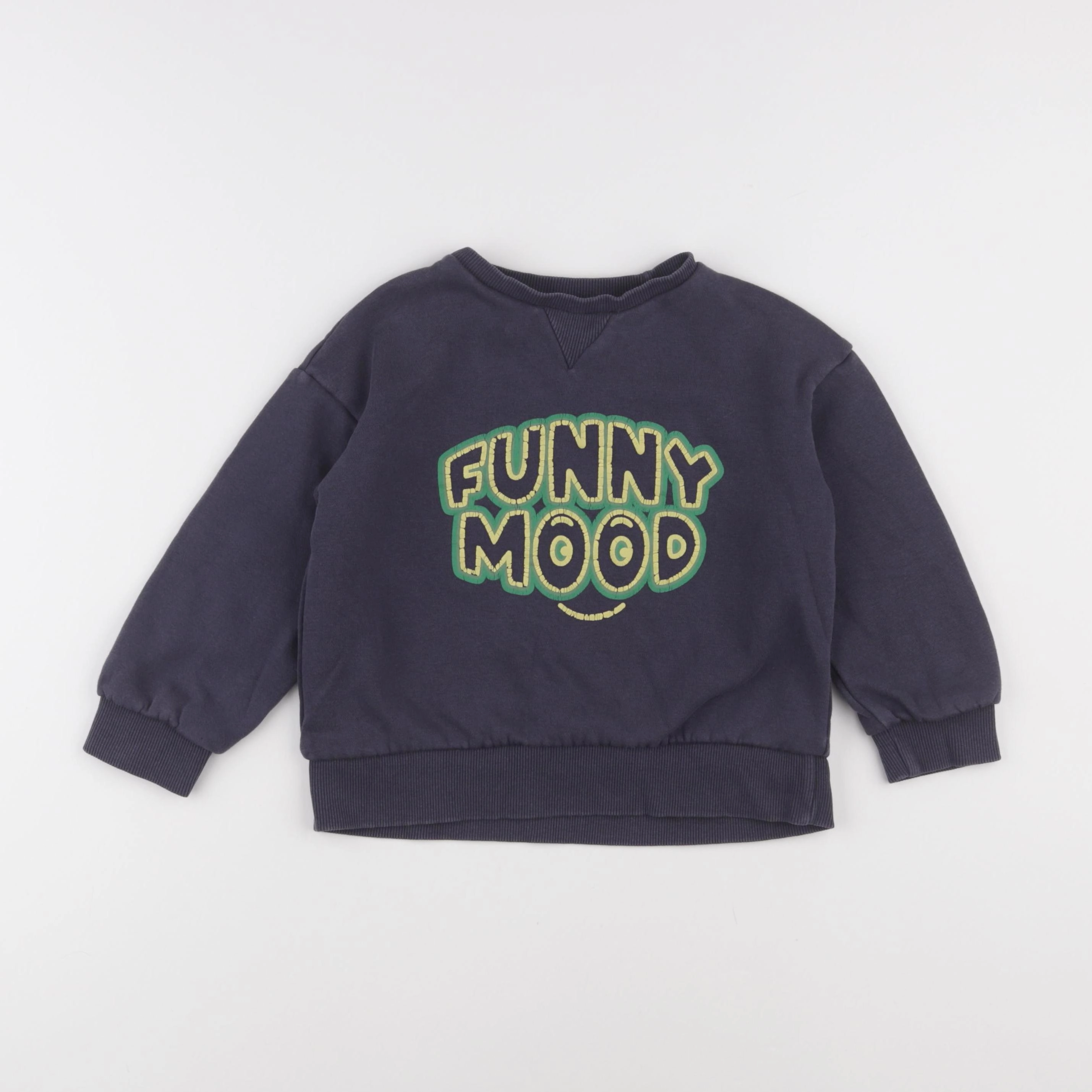 Vertbaudet - sweat bleu - 5 ans