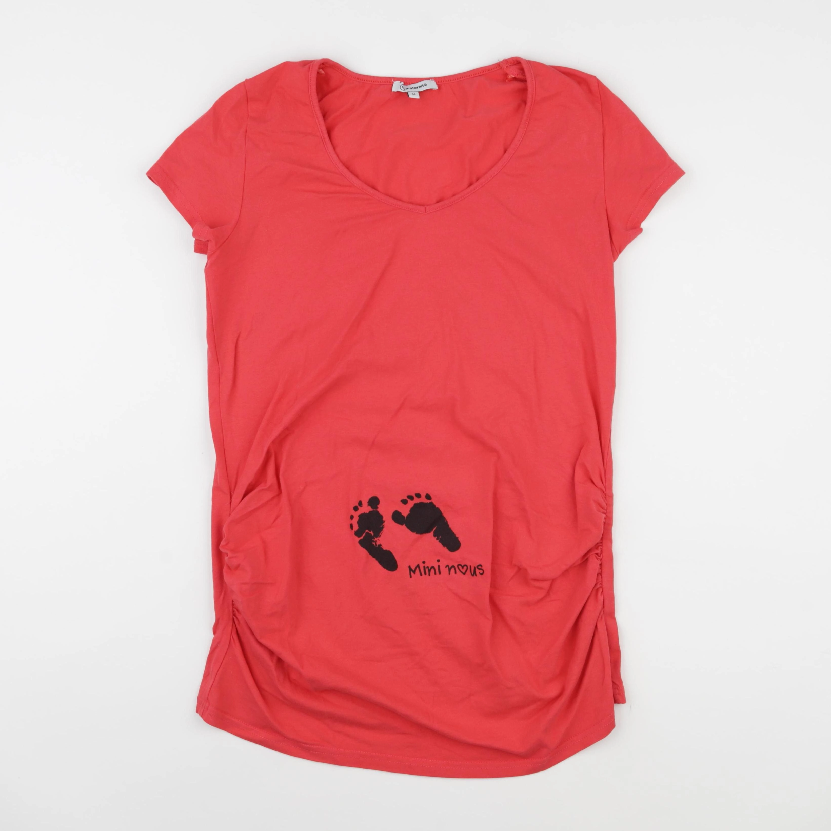 La Halle - tee-shirt grossesse rose - m