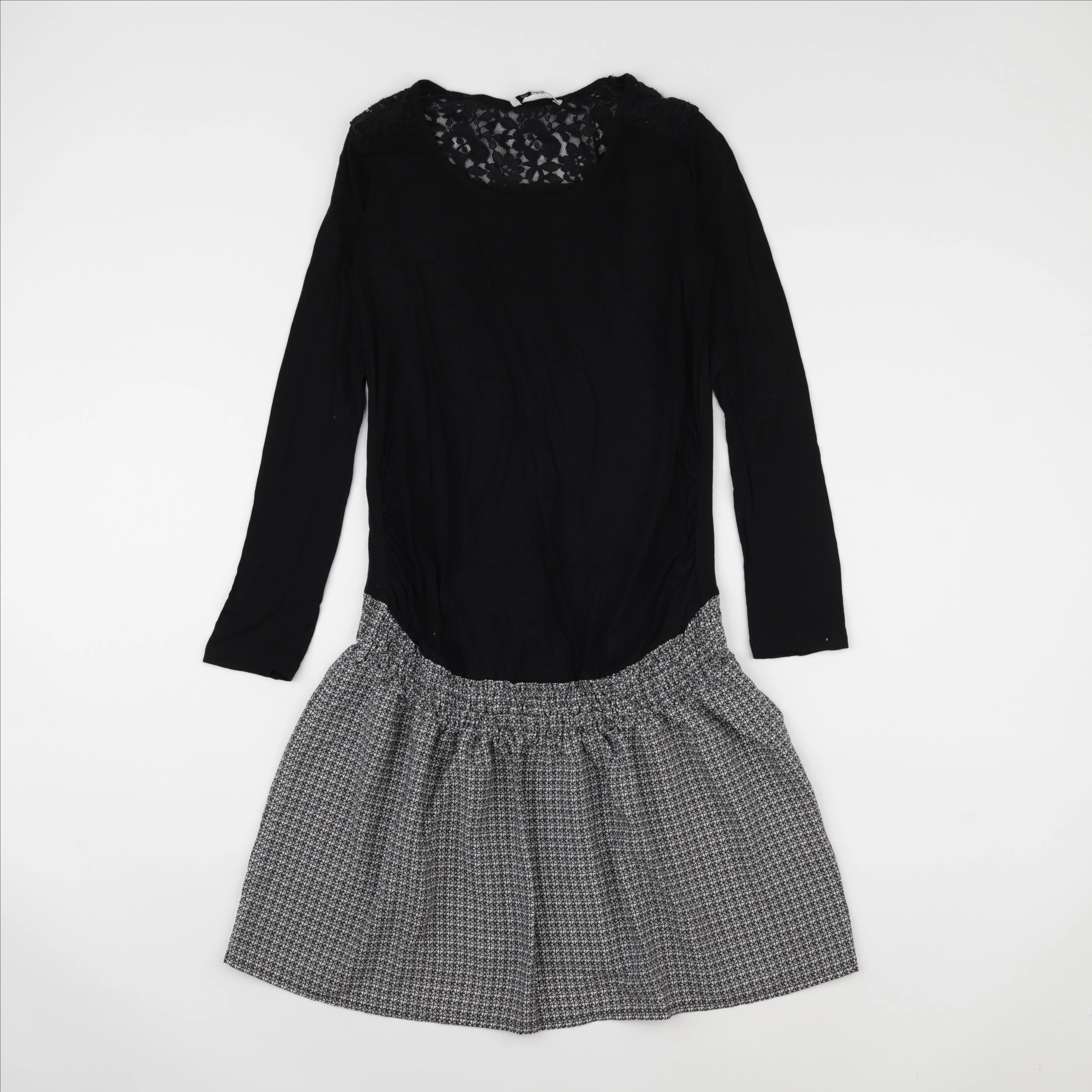 La Halle - robe grossesse noir, gris - 36