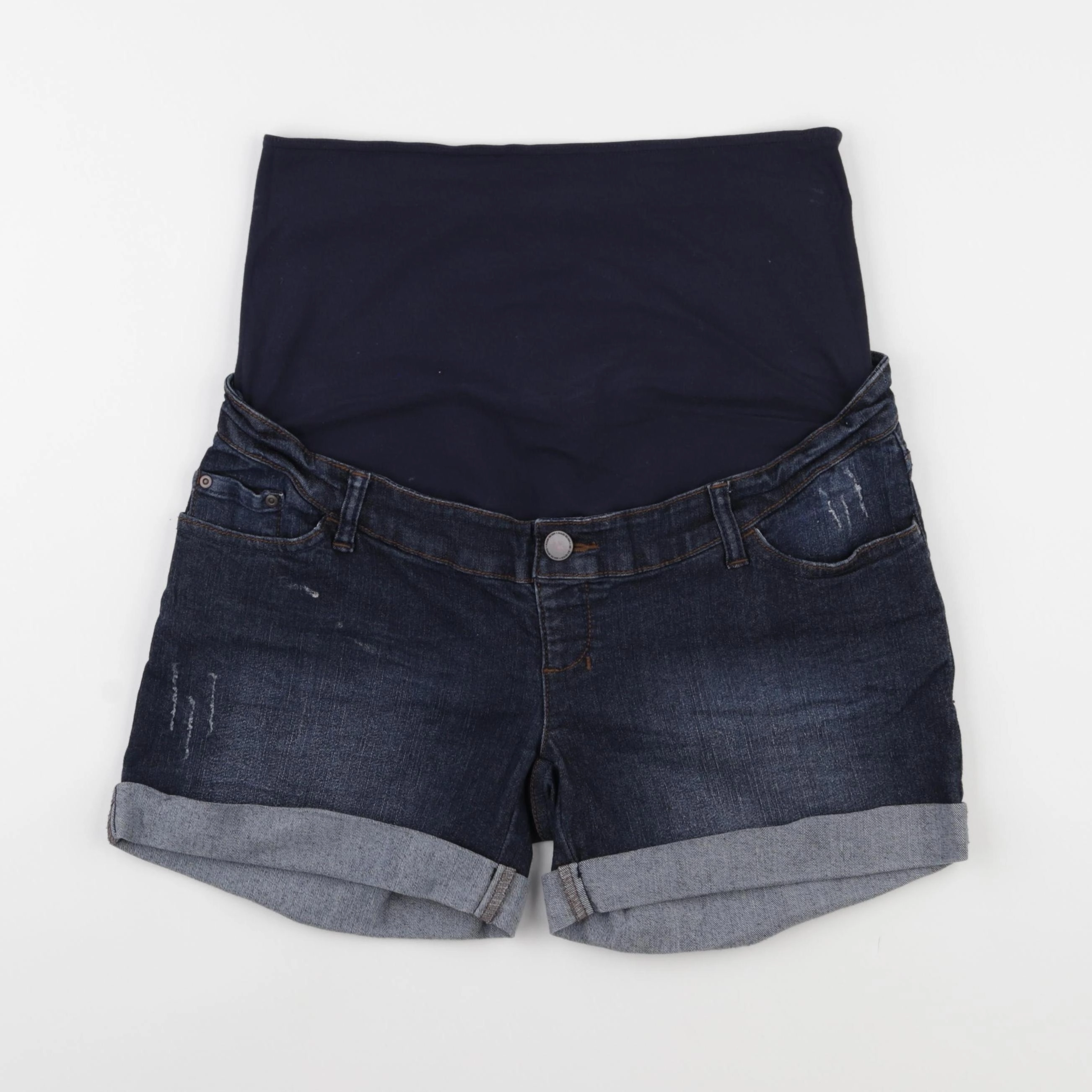 Kiabi - short grossesse bleu - 38