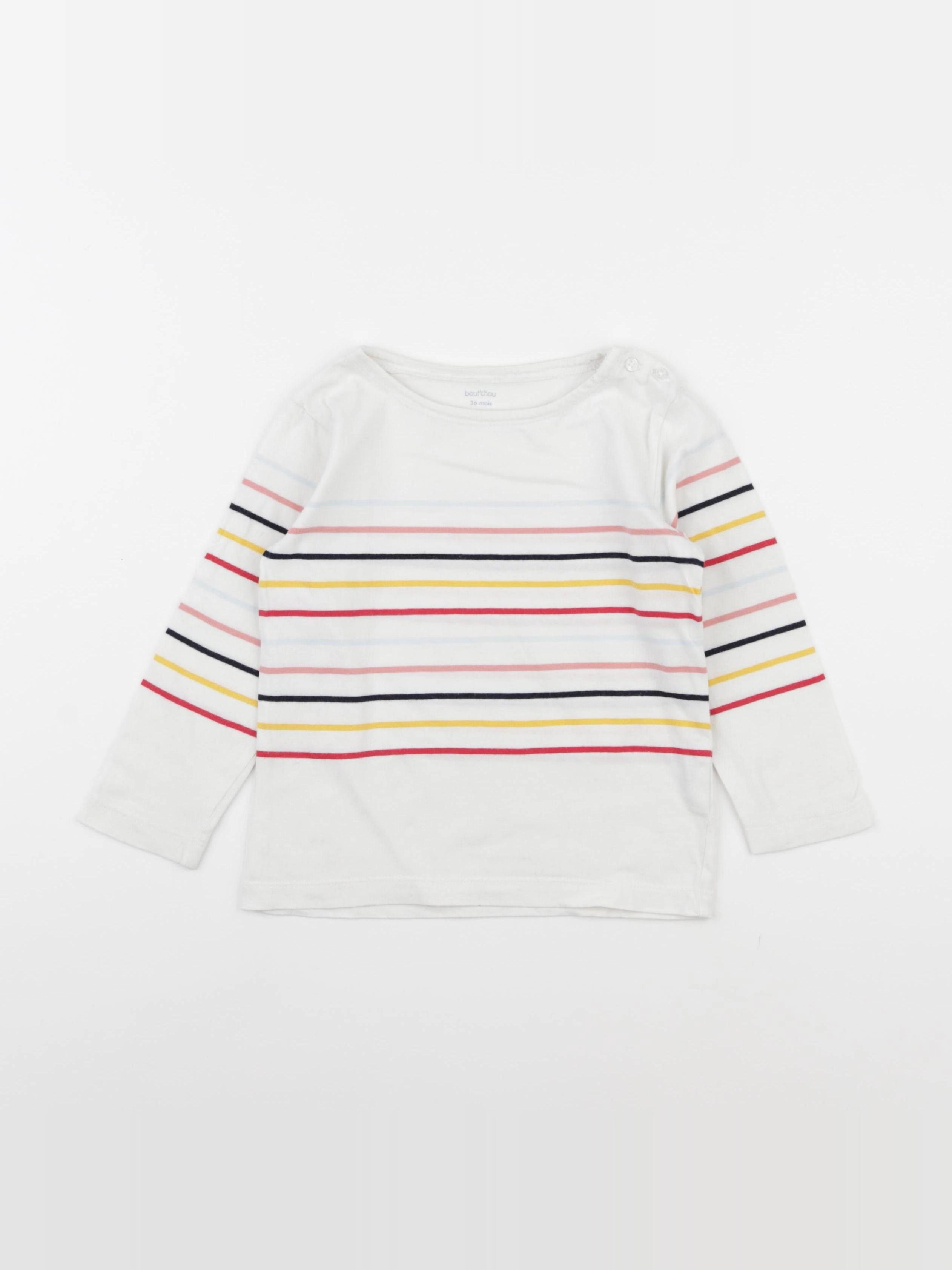 Boutchou - tee-shirt multicolore - 36 mois