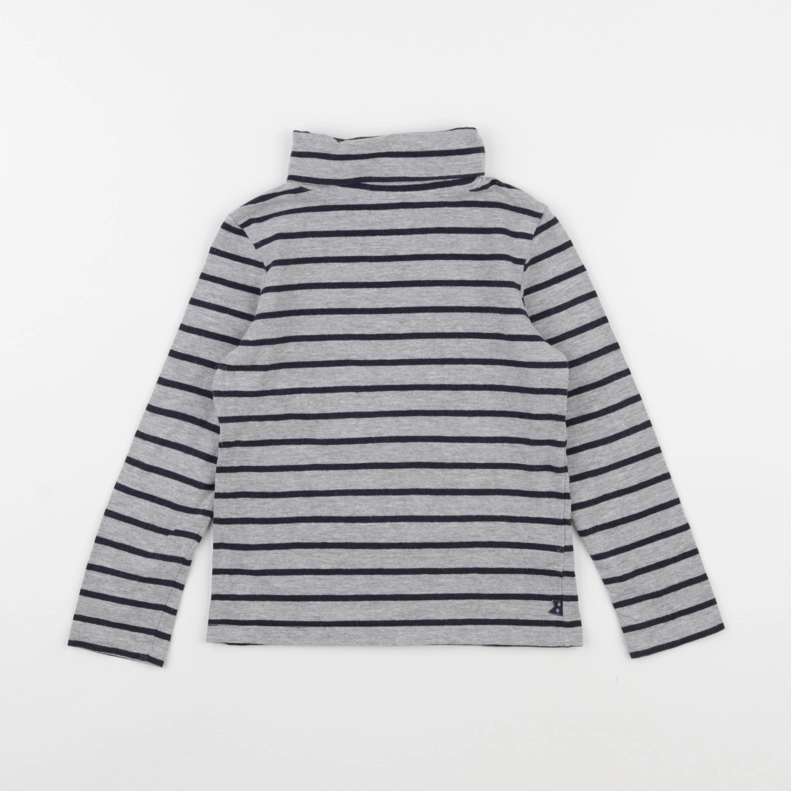 Okaidi - sous-pull bleu, gris - 4 ans