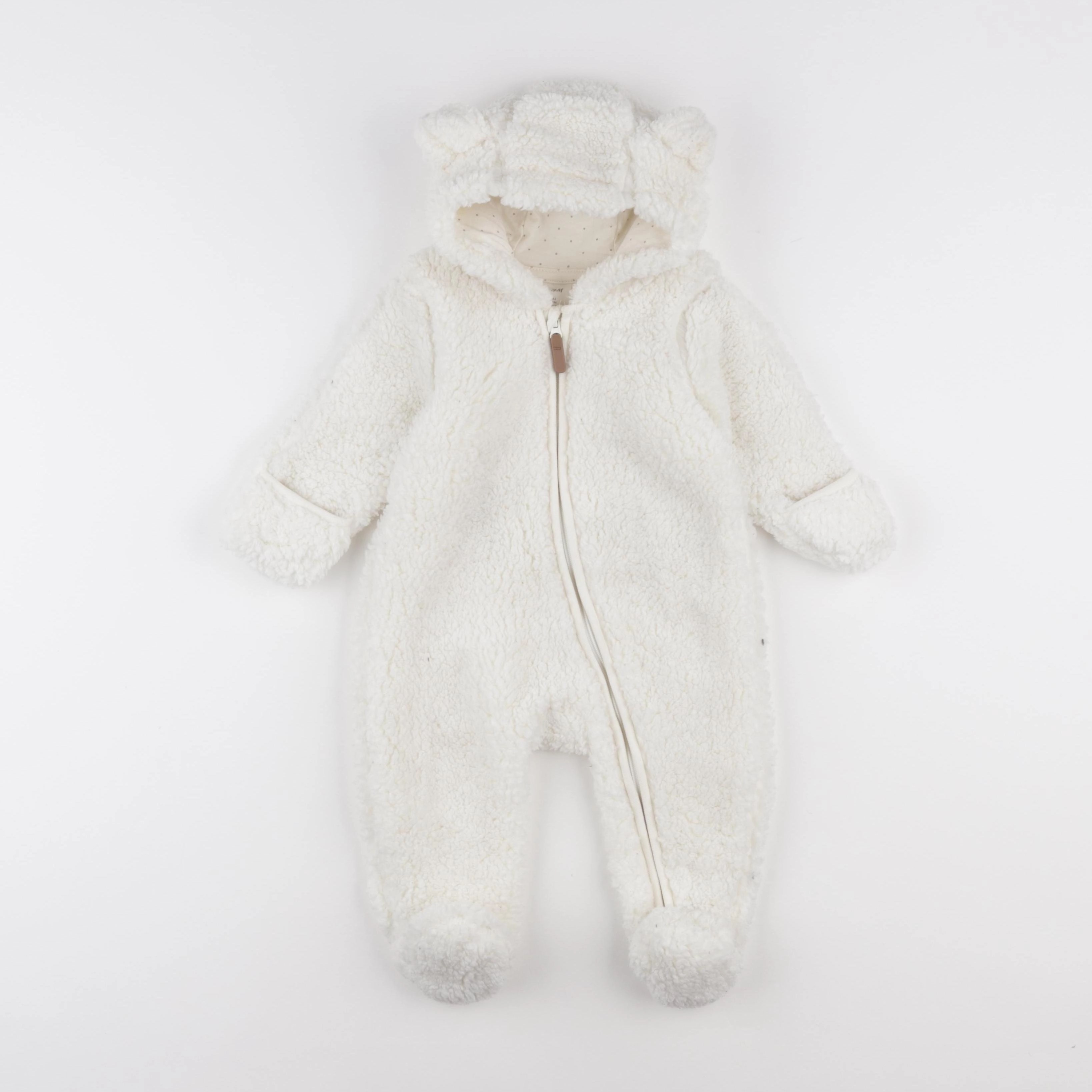 H&M - combi-pilote beige - 1/3 mois