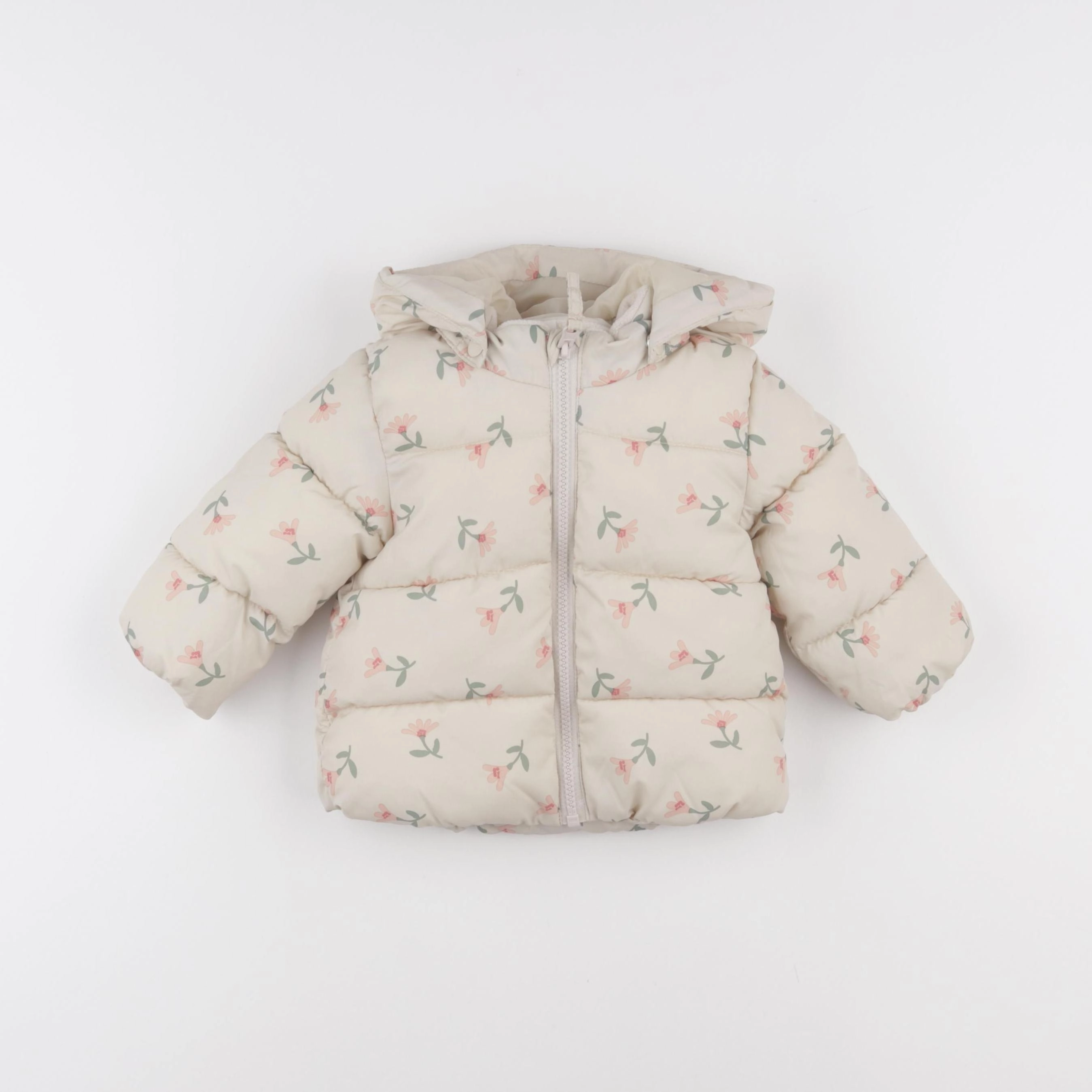 H&M - doudoune beige - 3/6 mois