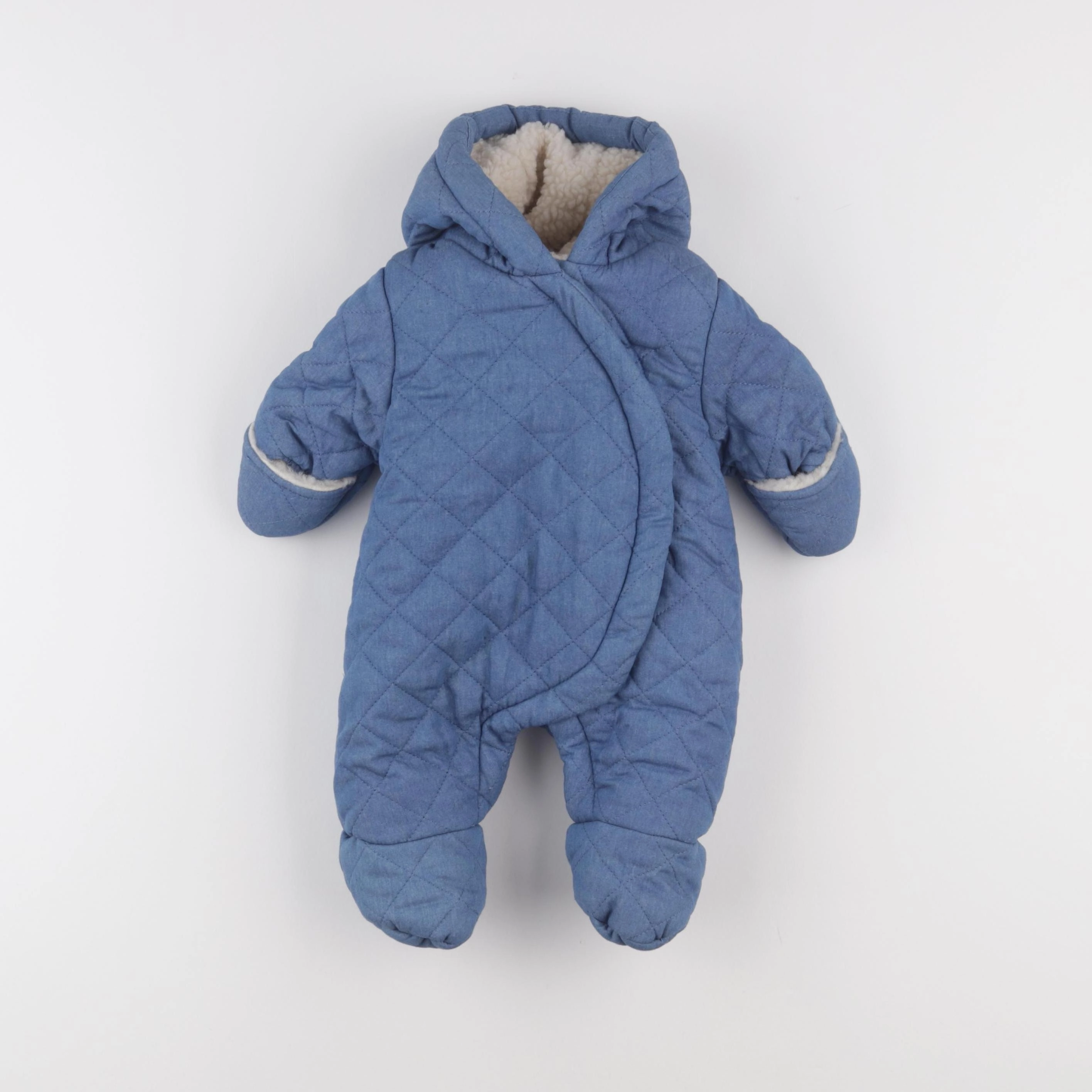 Vertbaudet - combi-pilote bleu - 1 mois