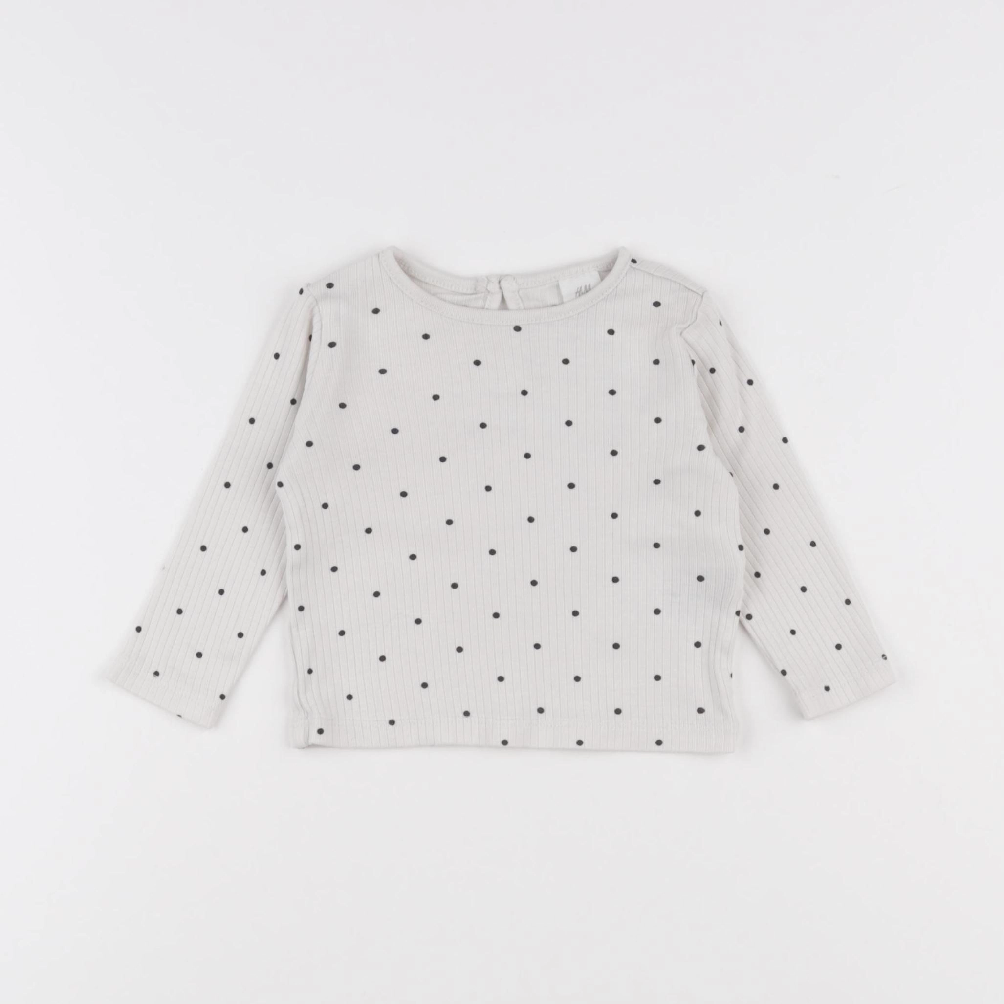 H&M - tee-shirt beige - 3/6 mois