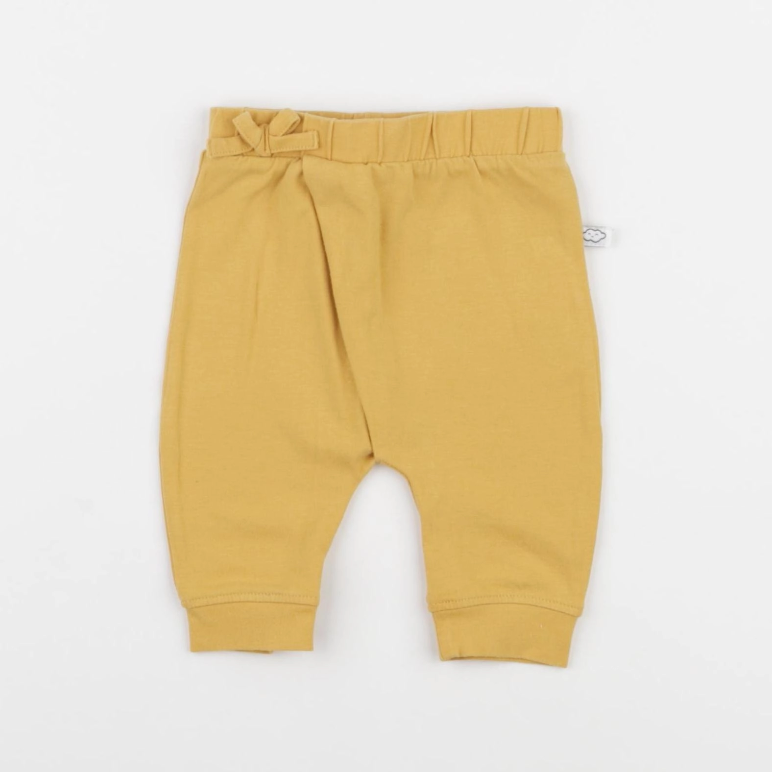 Vertbaudet - pantalon jaune - 1 mois