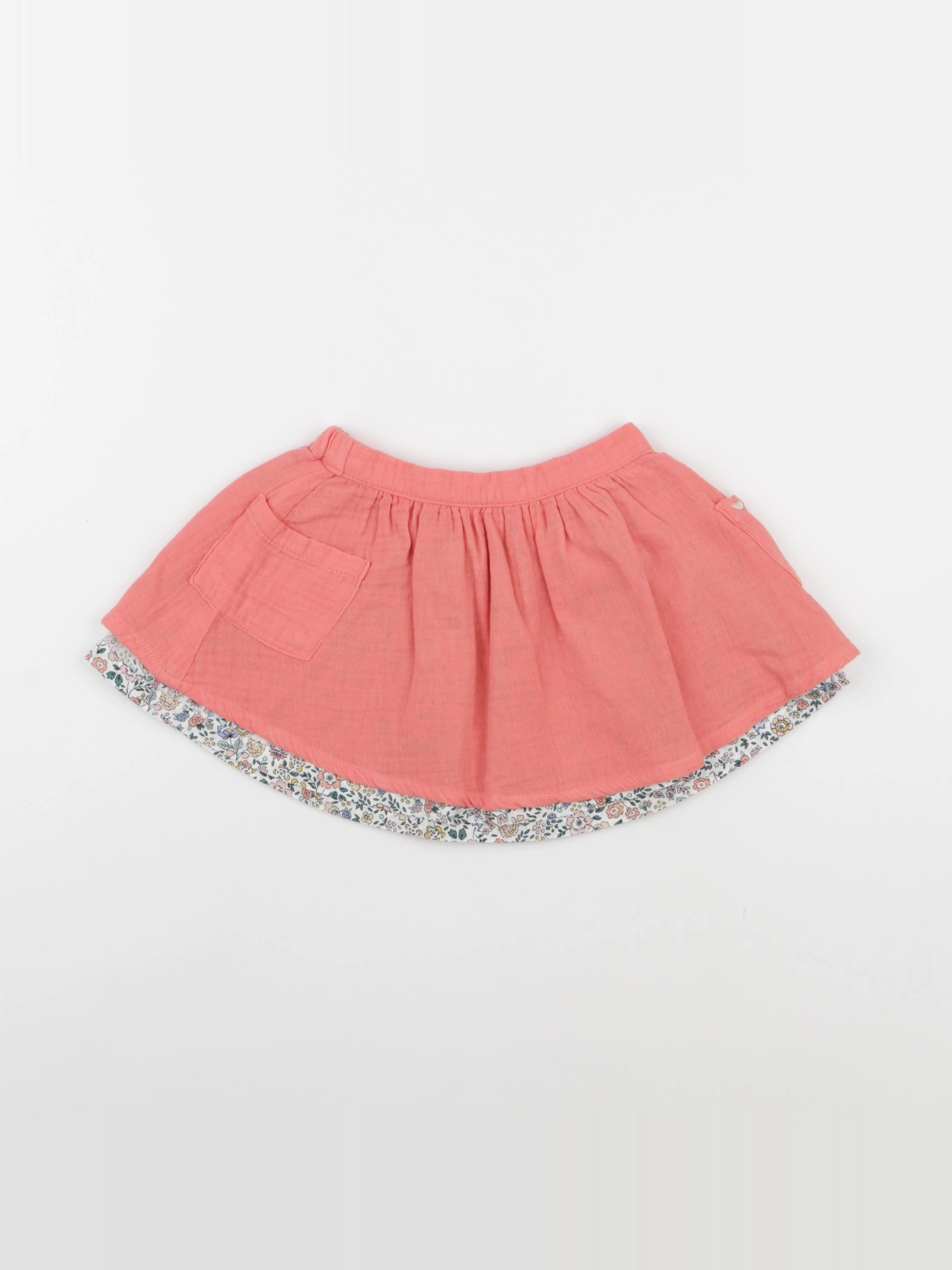 Vertbaudet - jupe rose - 2 ans
