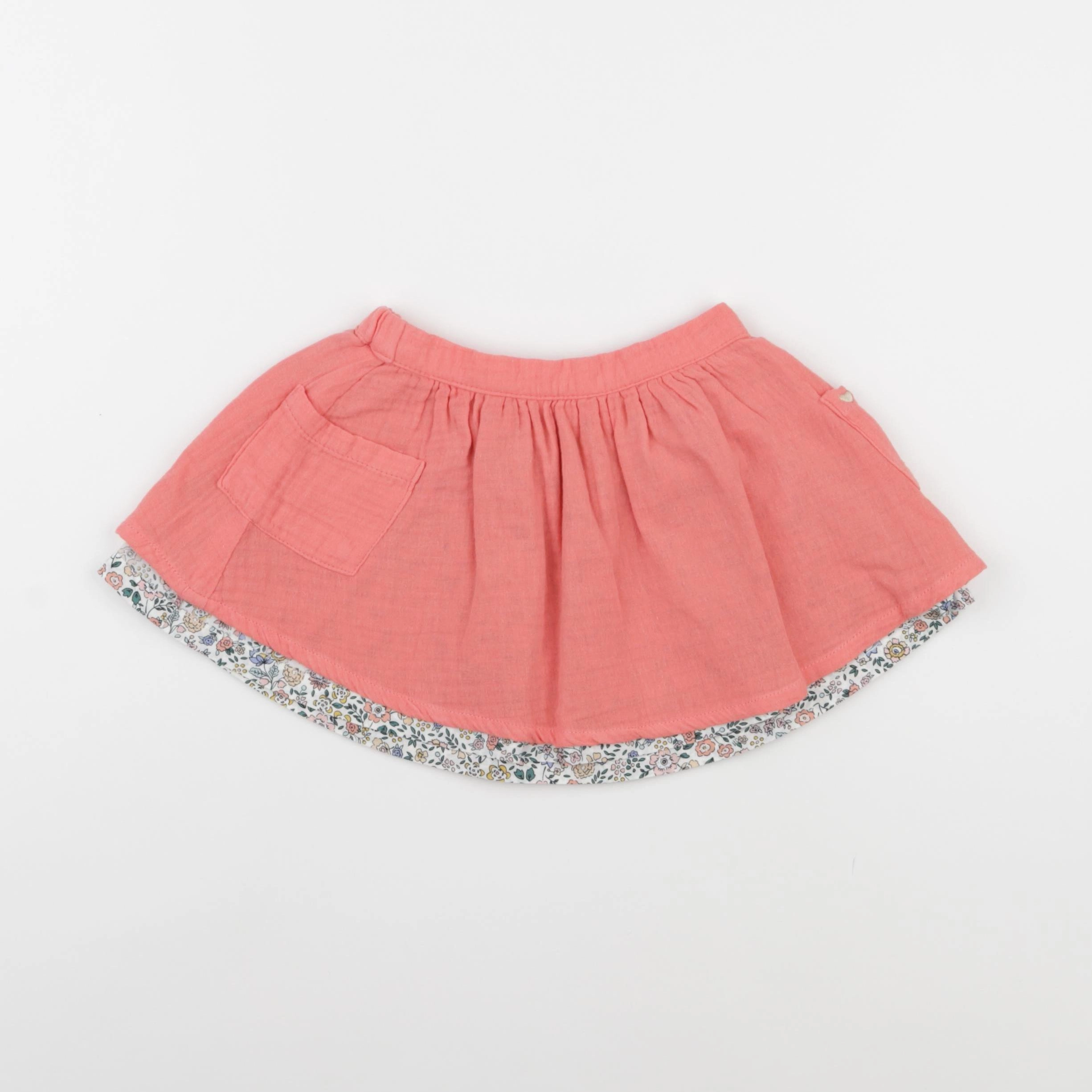 Vertbaudet - jupe rose - 2 ans
