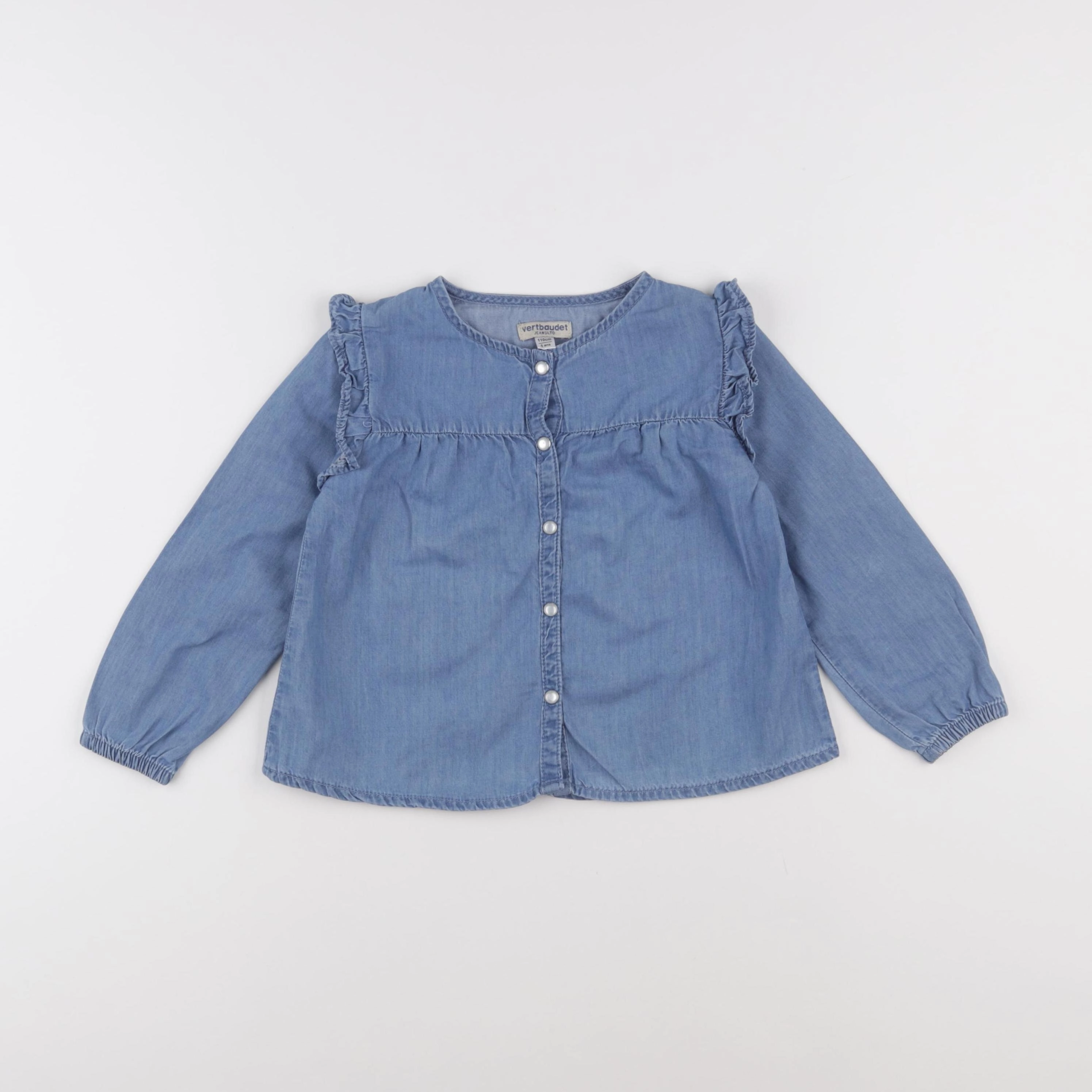 Vertbaudet - blouse bleu - 5 ans
