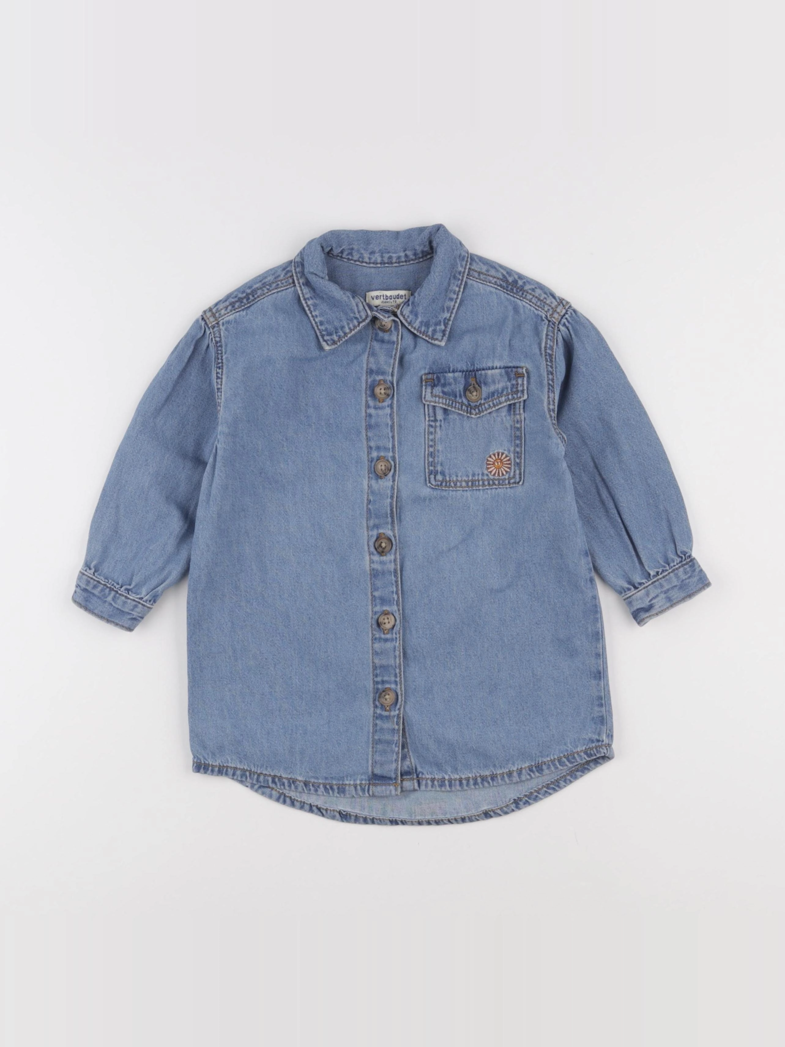 Vertbaudet - robe bleu - 3 ans